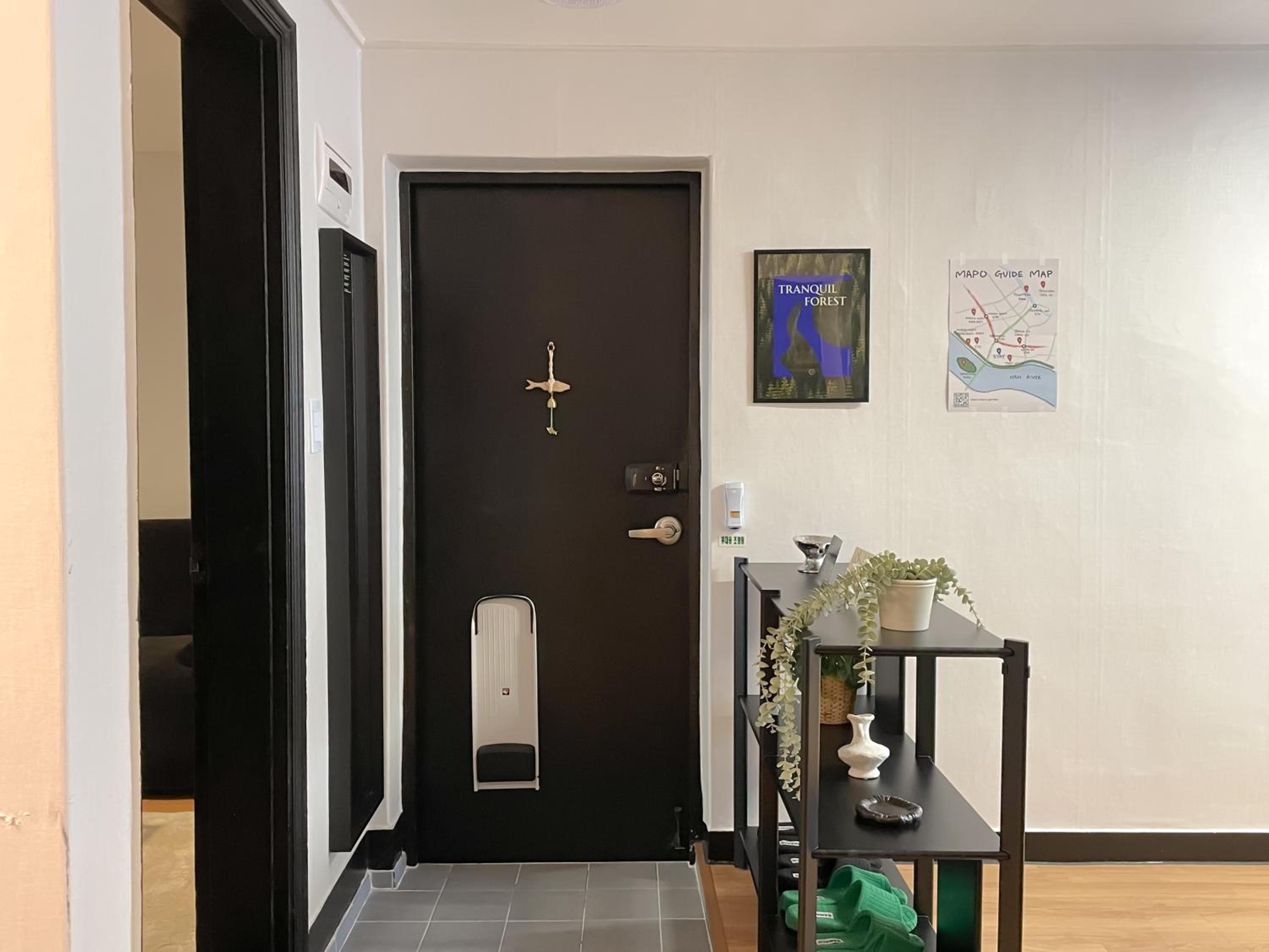 블랙앤우드 하우스, 합정역 도보 5분, 홍대 1정거장, 망원한강공원 Modern Cozy Seoul Loft, Hapjeong station 5 mins walk, Hongdae just 1 stop