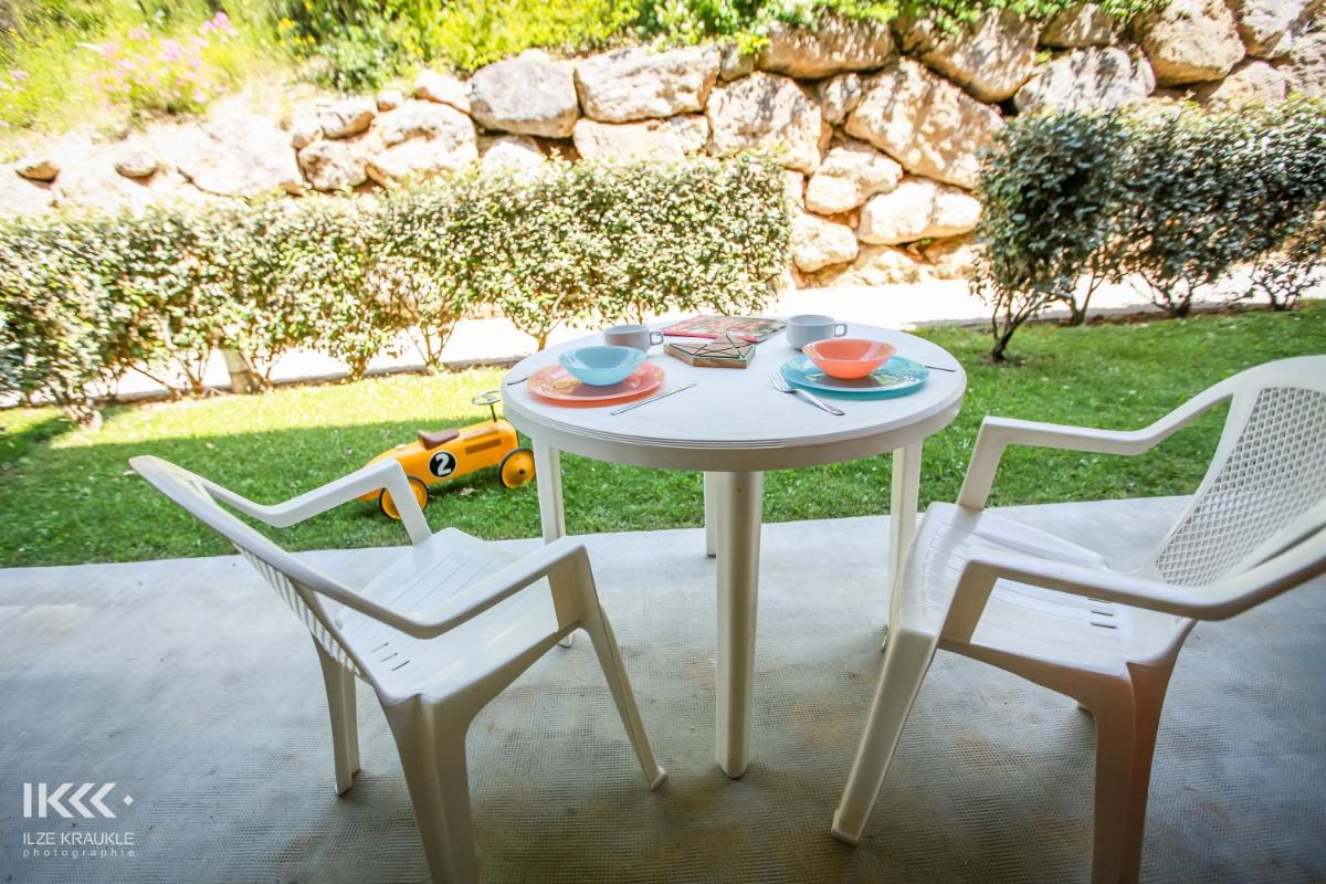 outdoor BBQ area