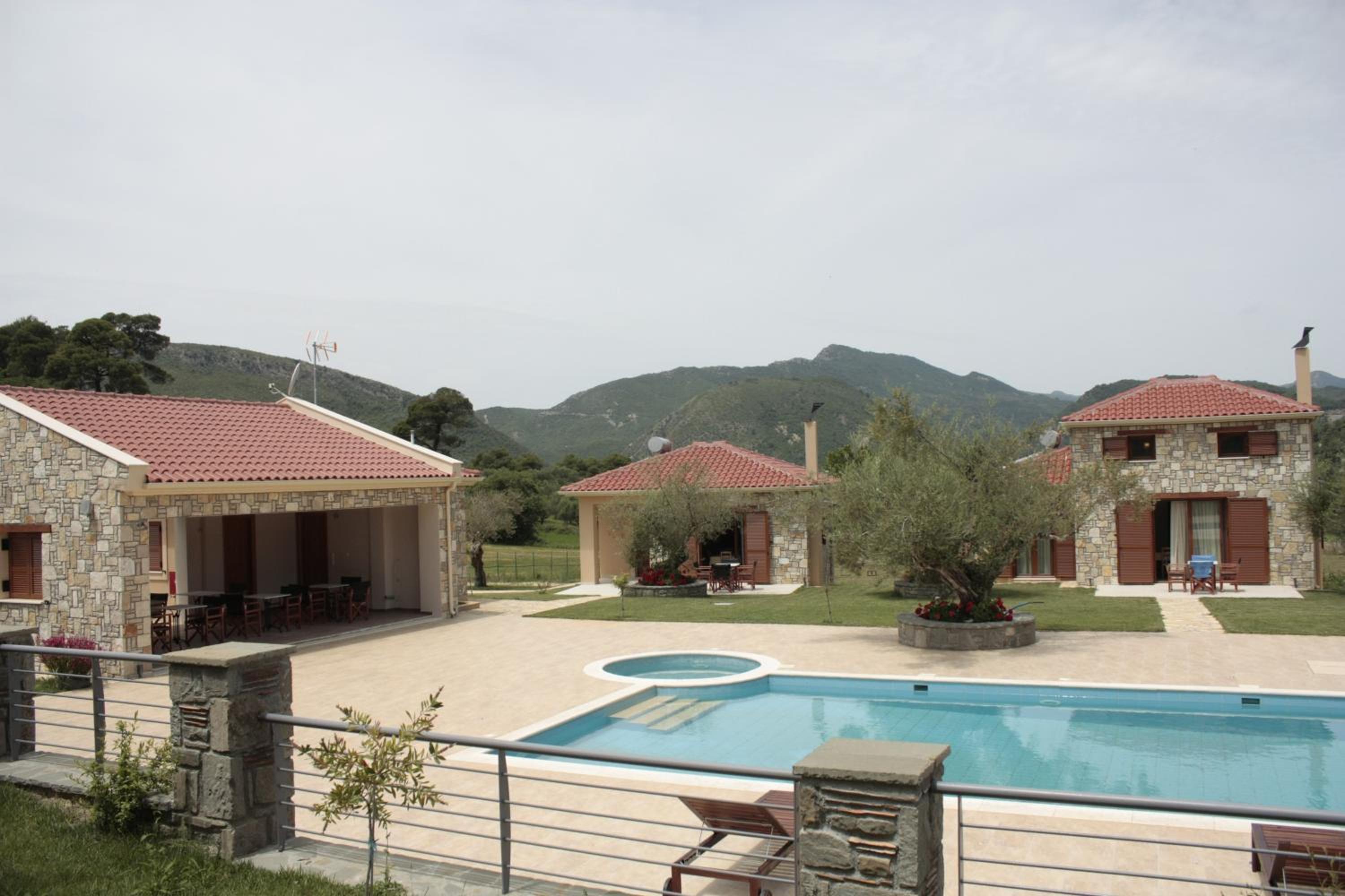 Evinos Garden view 2