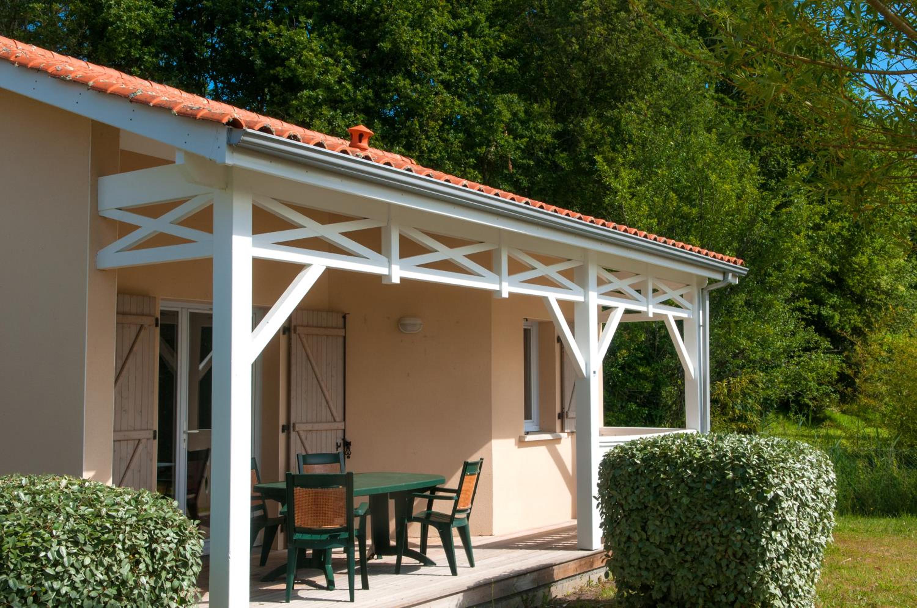 outdoor BBQ area