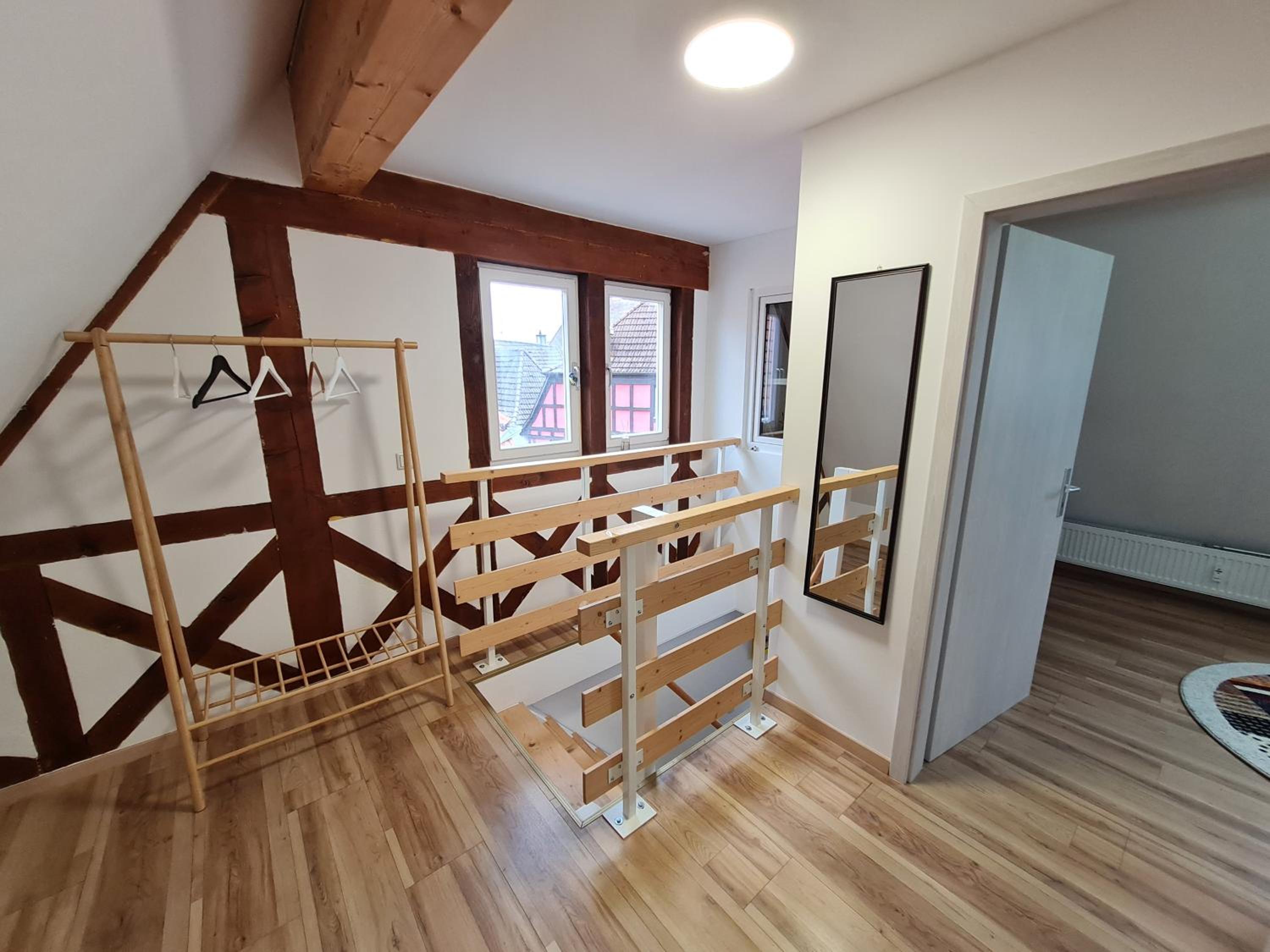 bird's nest Ferienwohnung in der Altstadt, offenes Fachwerk