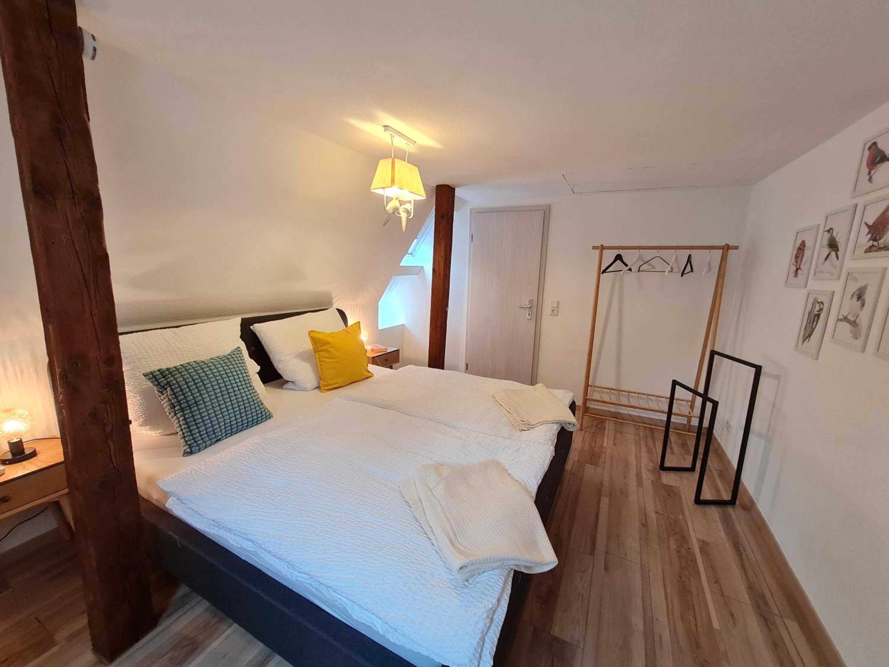 bird's nest Ferienwohnung in der Altstadt, offenes Fachwerk