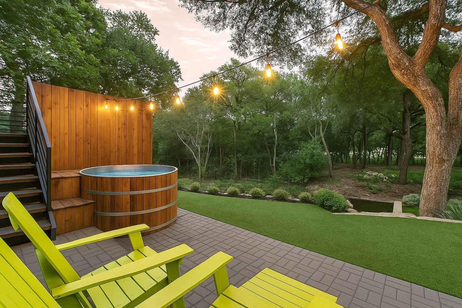 South Lamar Luxe Creekside Retreat with POOL