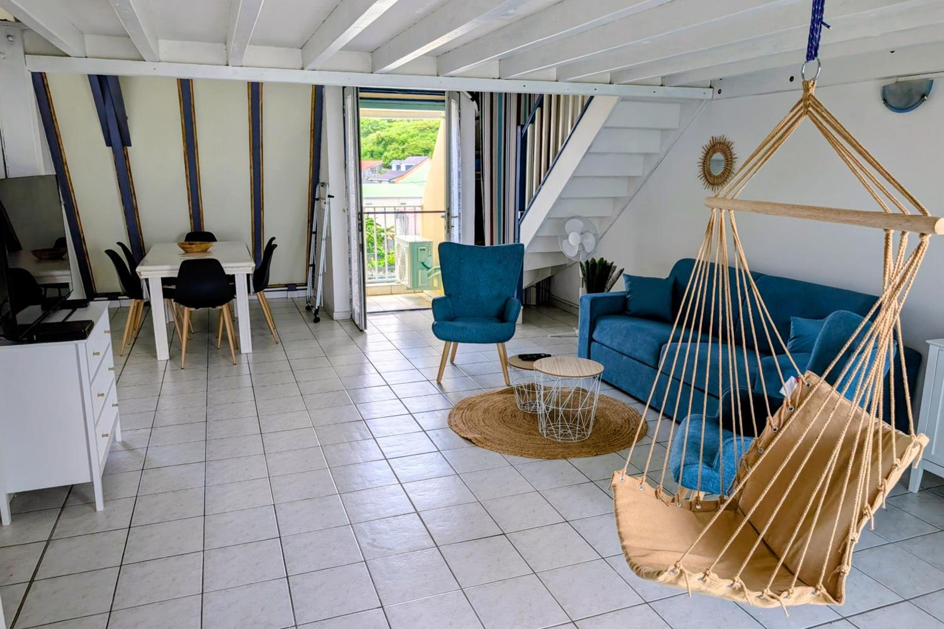 COEUR de Sainte Anne-Appartement à 50 m de la PLAGE-vue MER-Clim