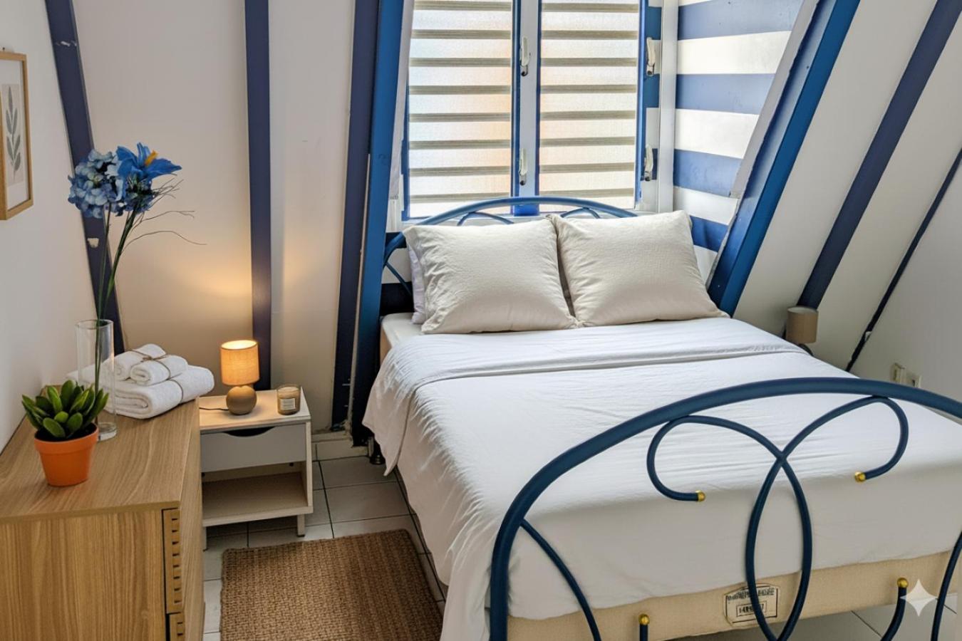 COEUR de Sainte Anne-Appartement à 50 m de la PLAGE-vue MER-Clim