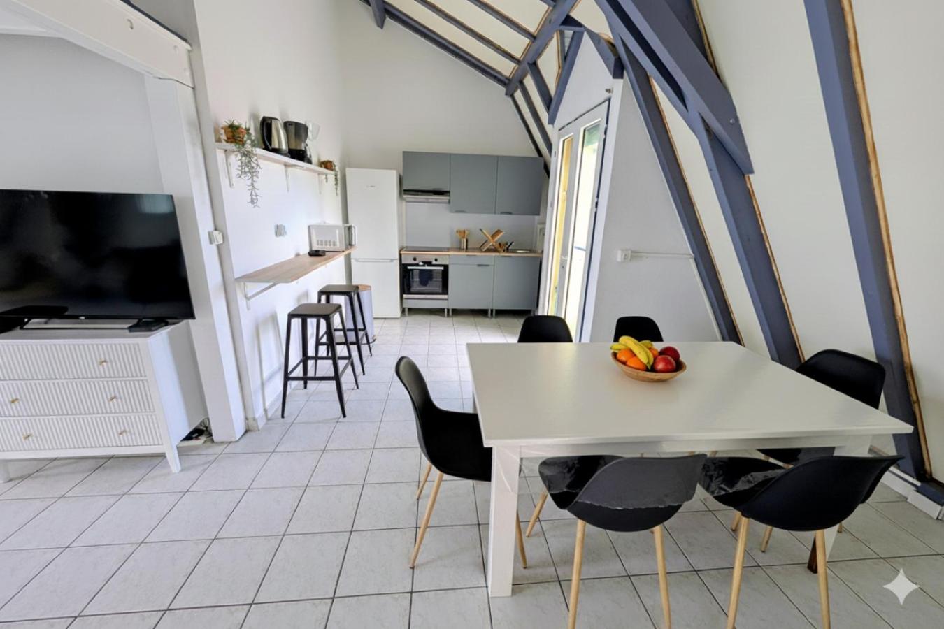 COEUR de Sainte Anne-Appartement à 50 m de la PLAGE-vue MER-Clim