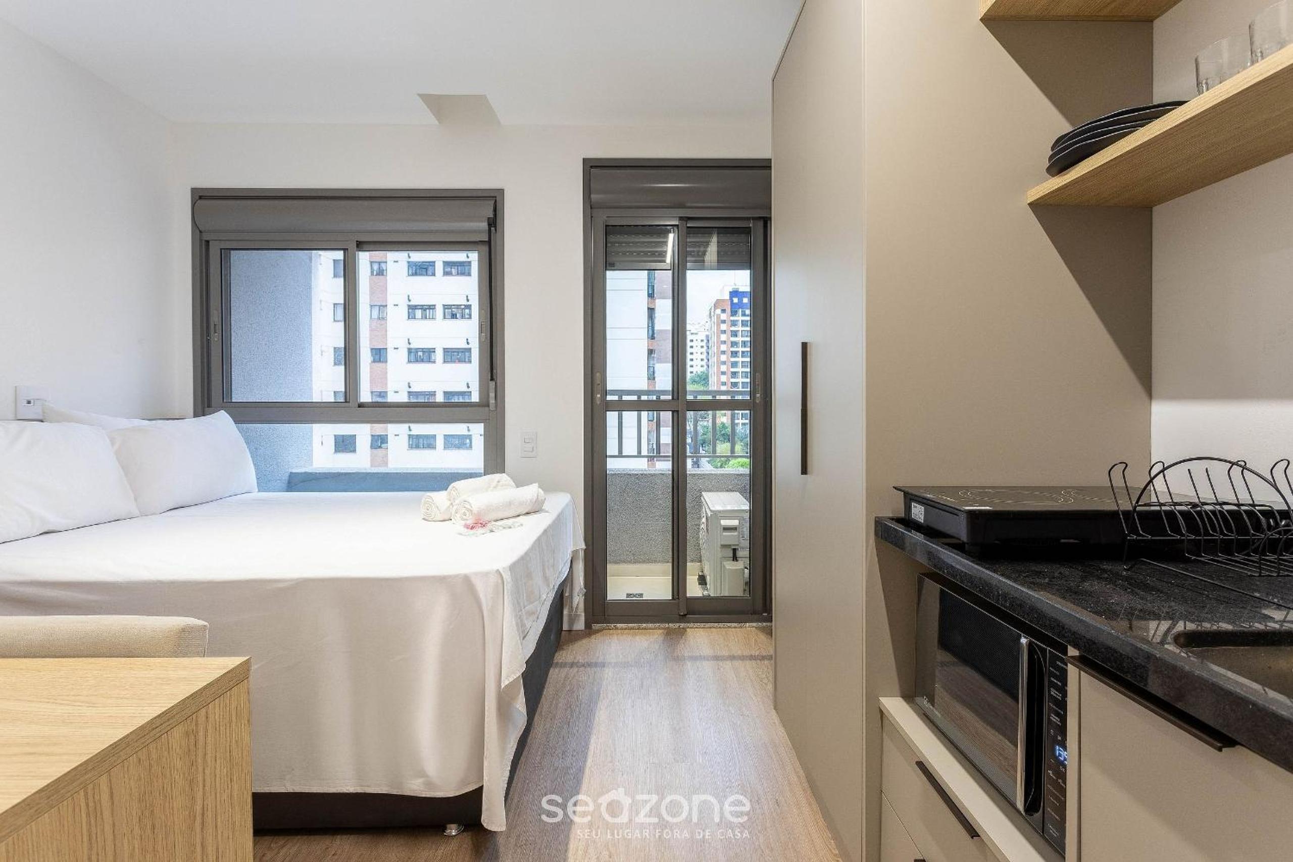 Modern apartments with fitness area and coworking in the best location of Pompeia, SP - DIO