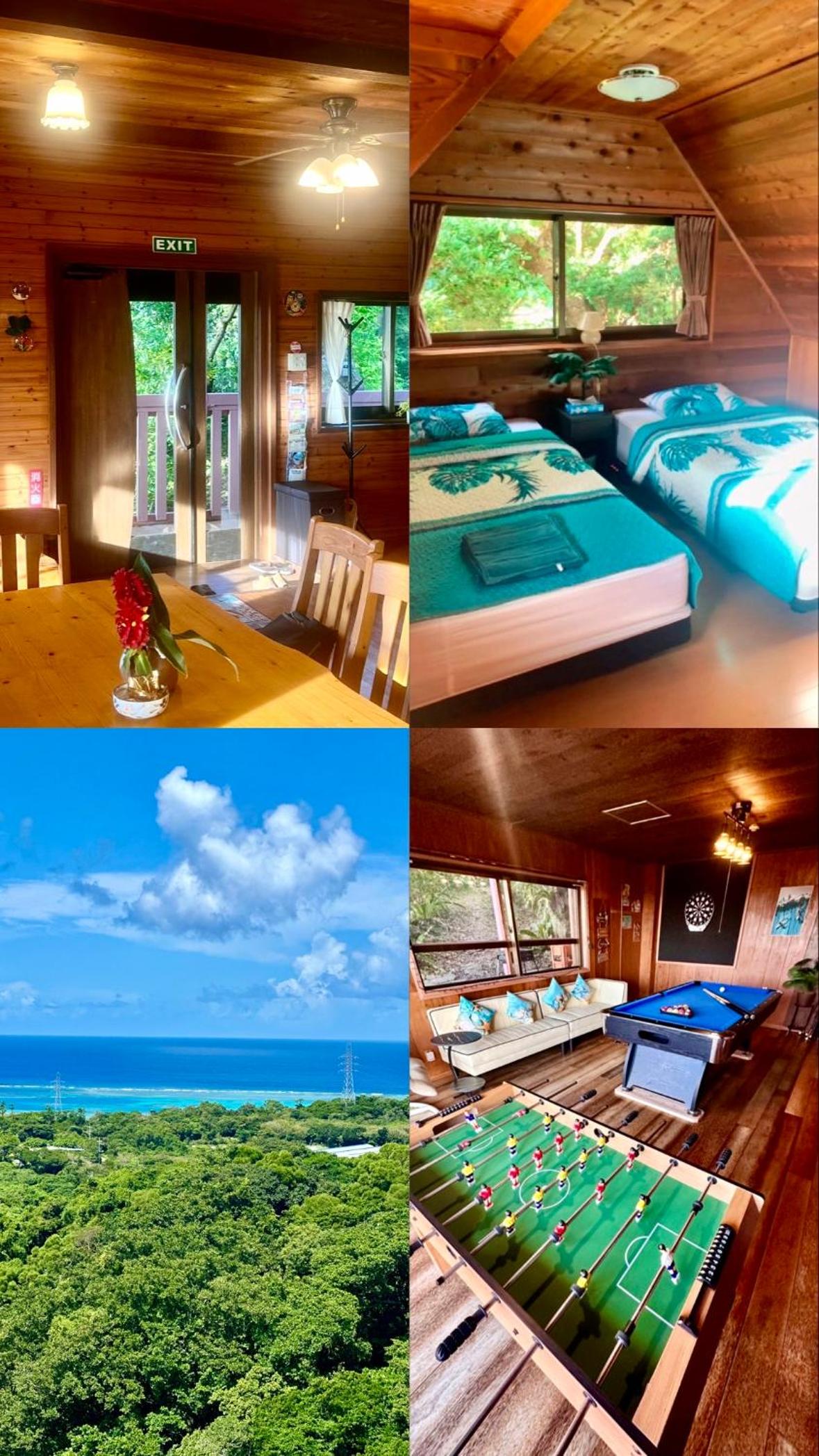 Casablanca Vacation House, 海の見える ペット可 ビリヤード, 本部町