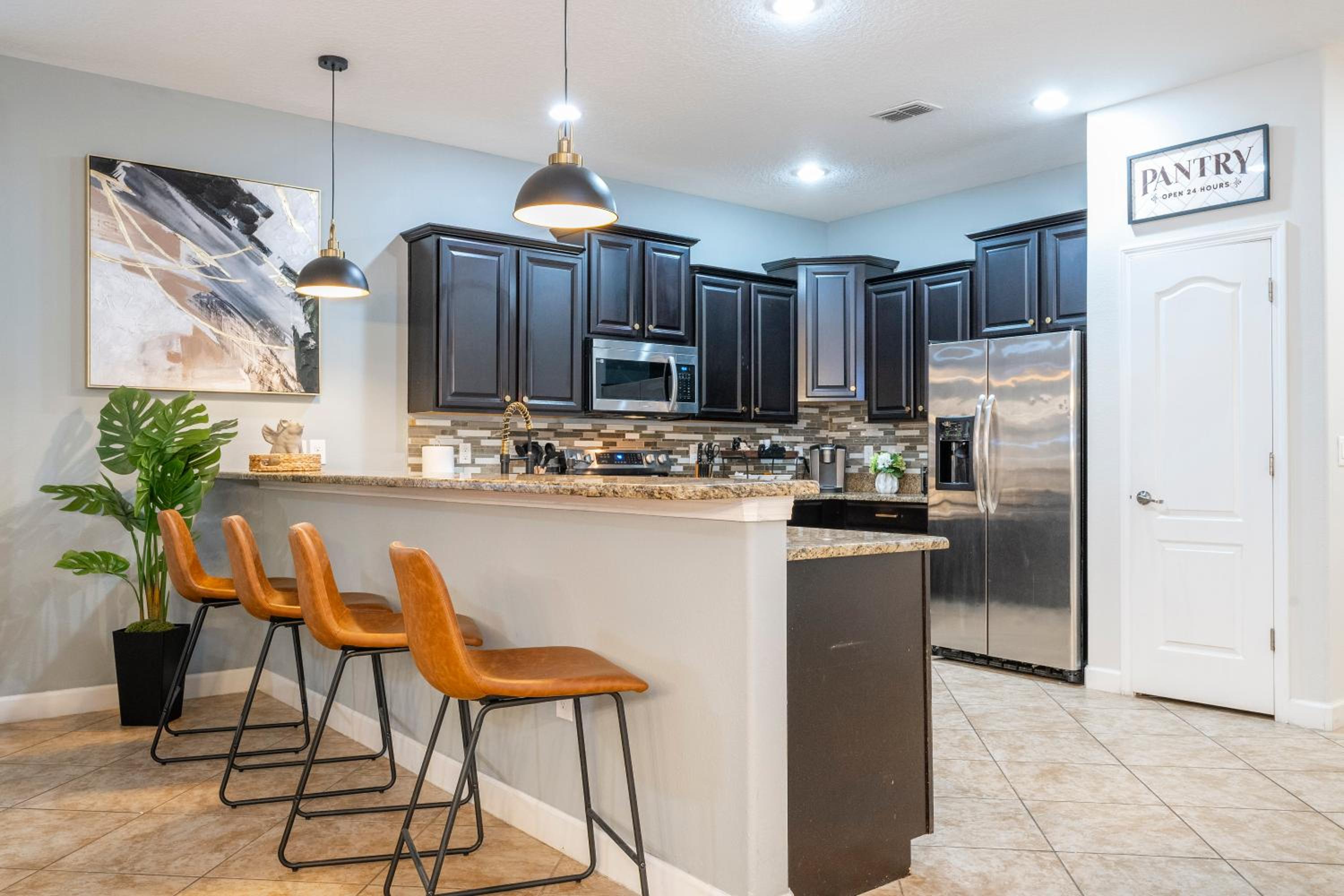 Spacious 8 bedroom home in Davenport with a private pool perfect for large groups.