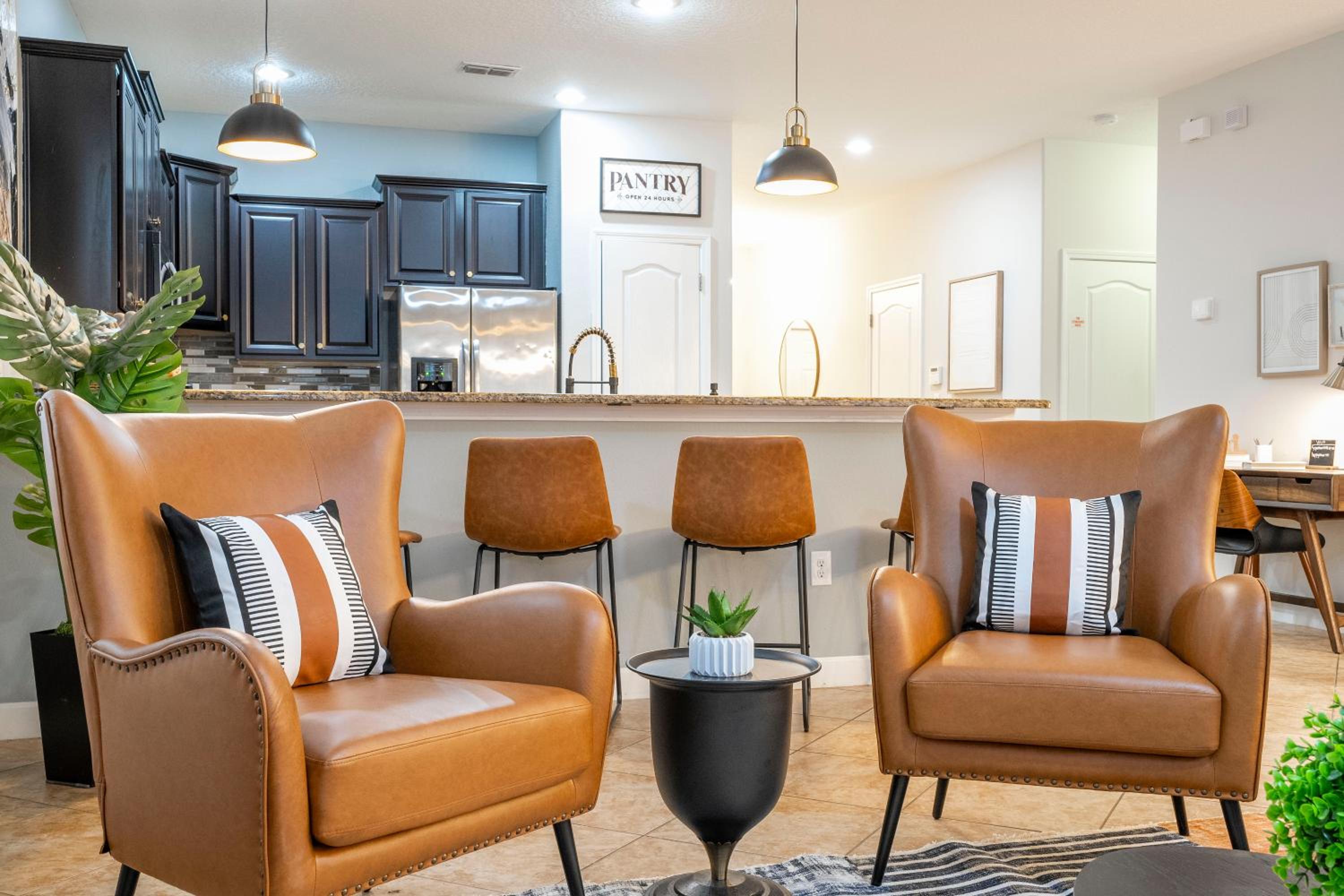 Spacious 8 bedroom home in Davenport with a private pool perfect for large groups.