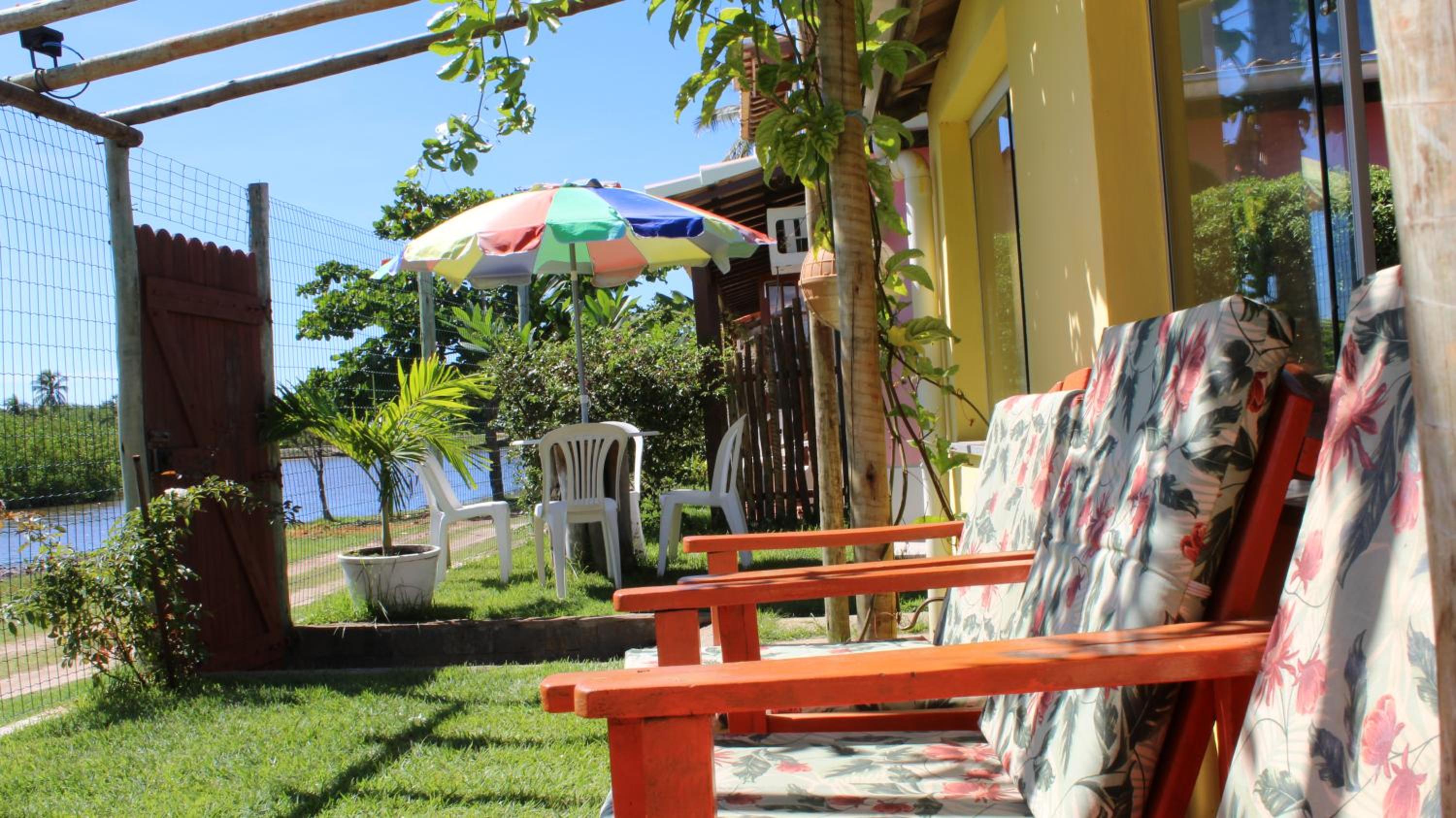 outdoor BBQ area