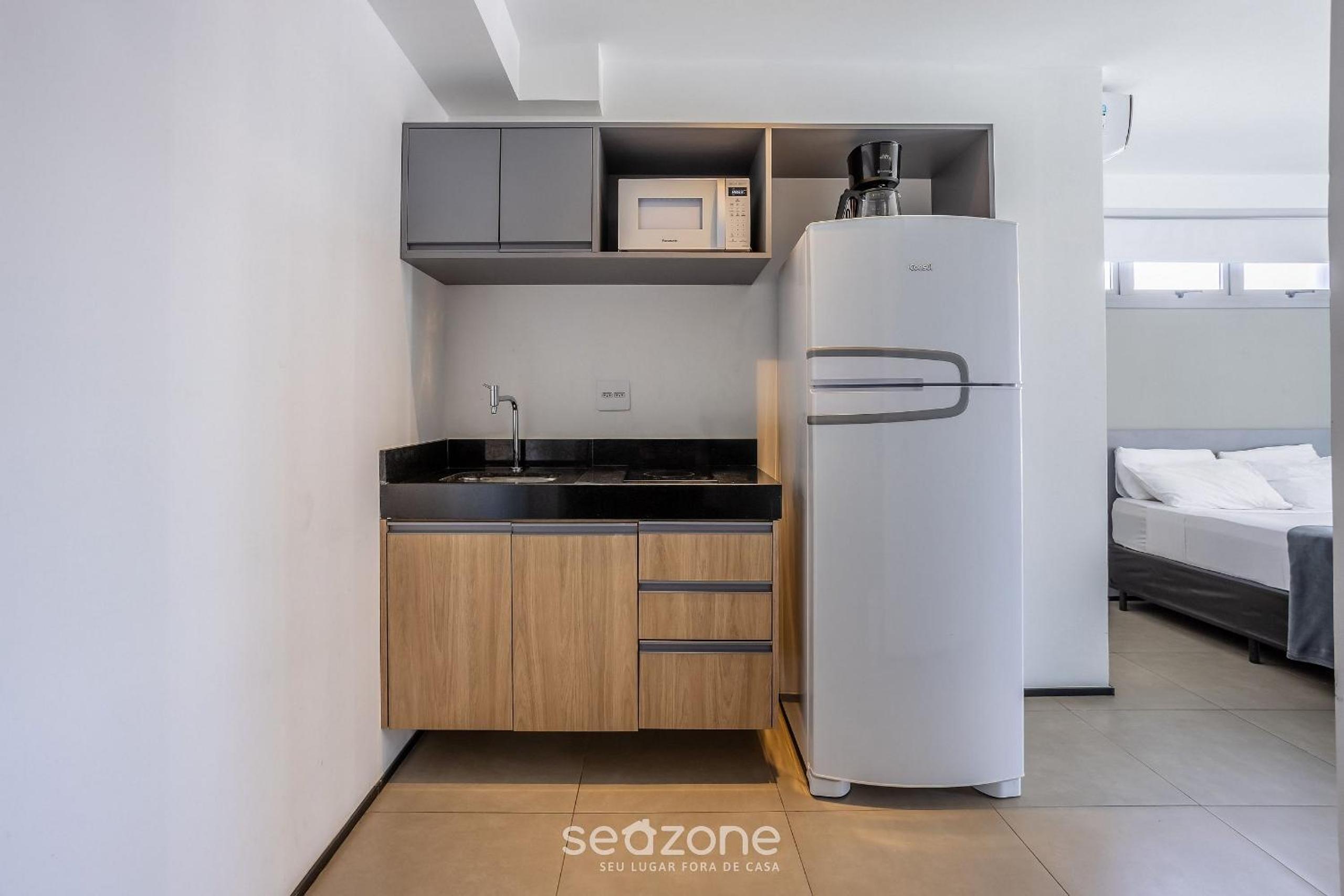 Studios in a condo with a gym in Indianópolis - COI