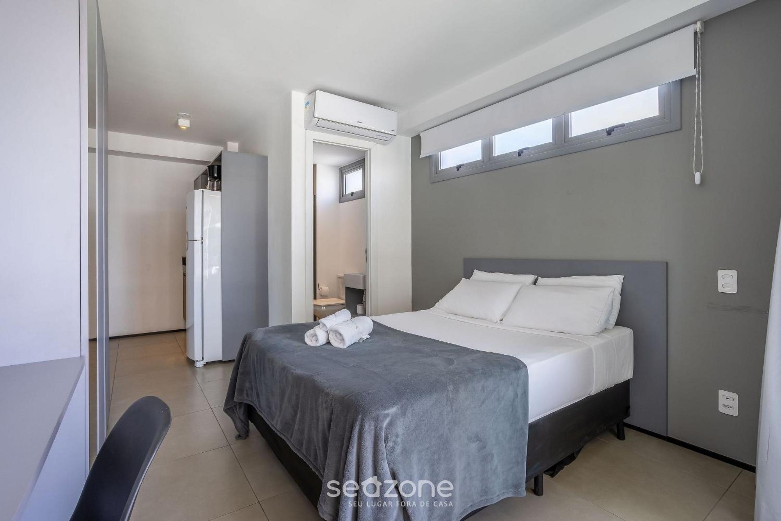 Studios in a condo with a gym in Indianópolis - COI