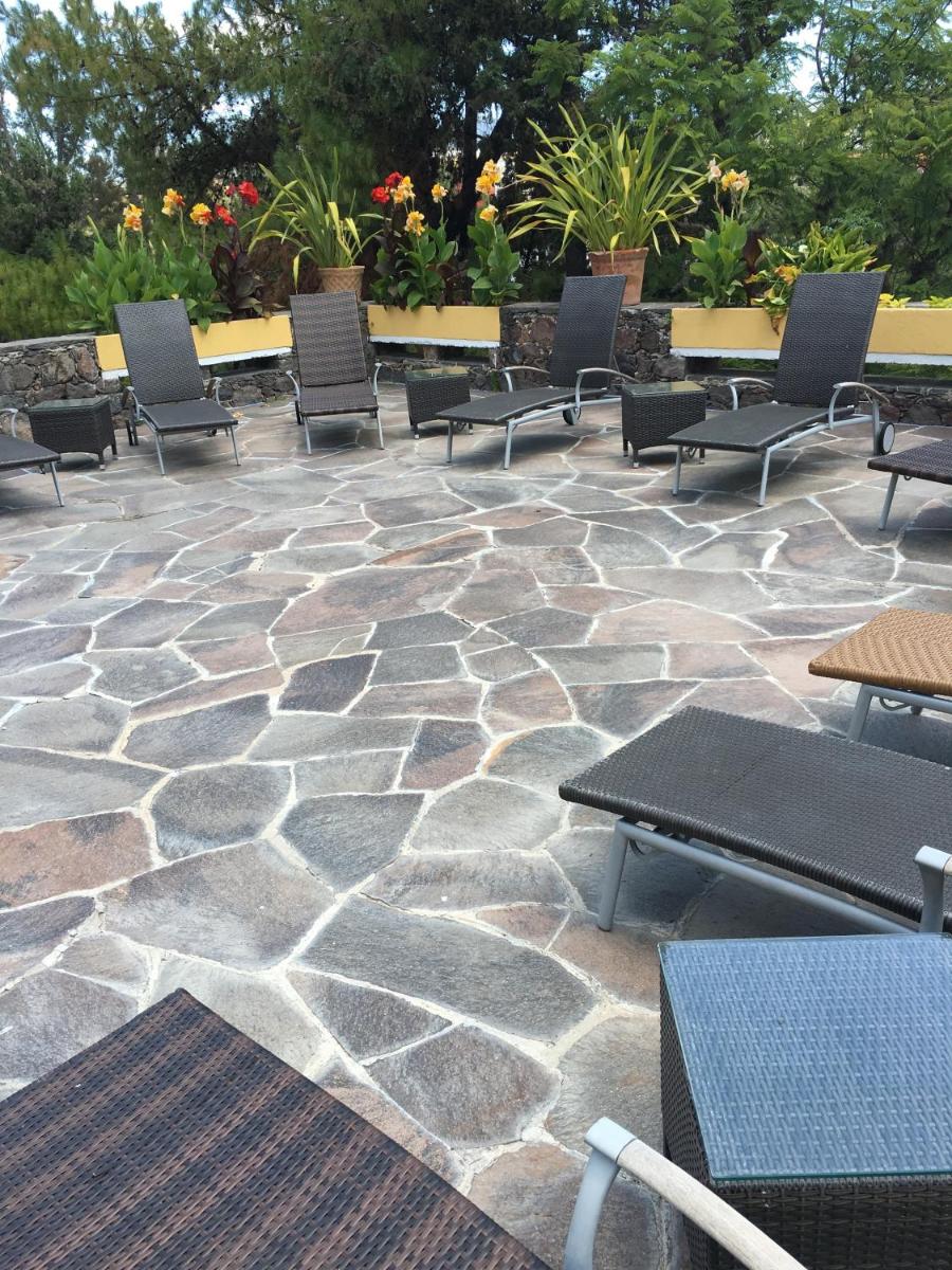 outdoor BBQ area