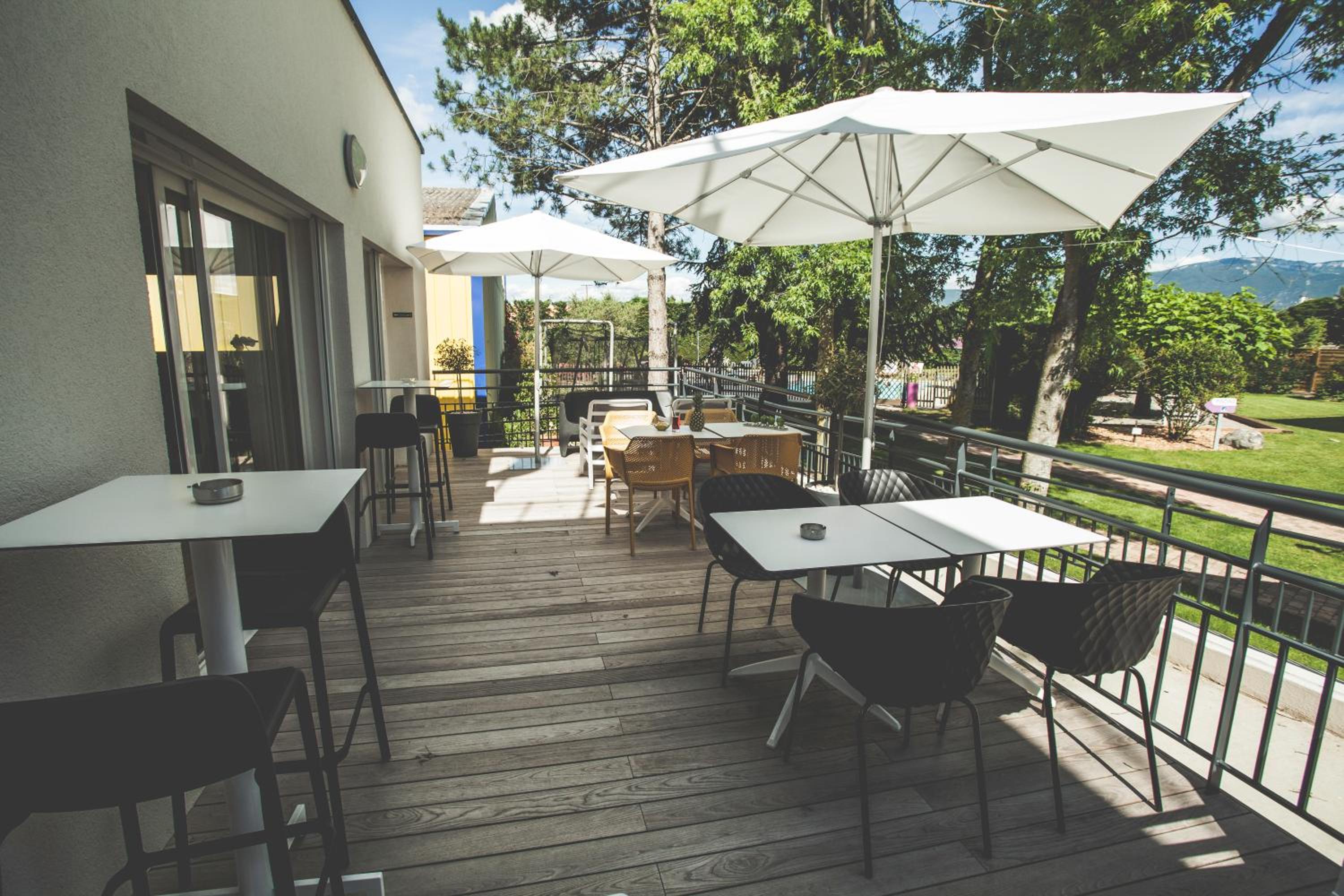 outdoor BBQ area