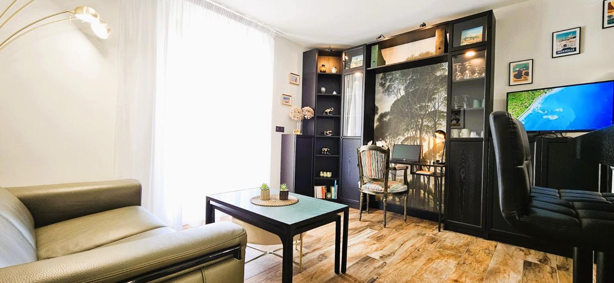T2 Cosy Centre Ville - Lit Queen size - 1 place de parking offerte