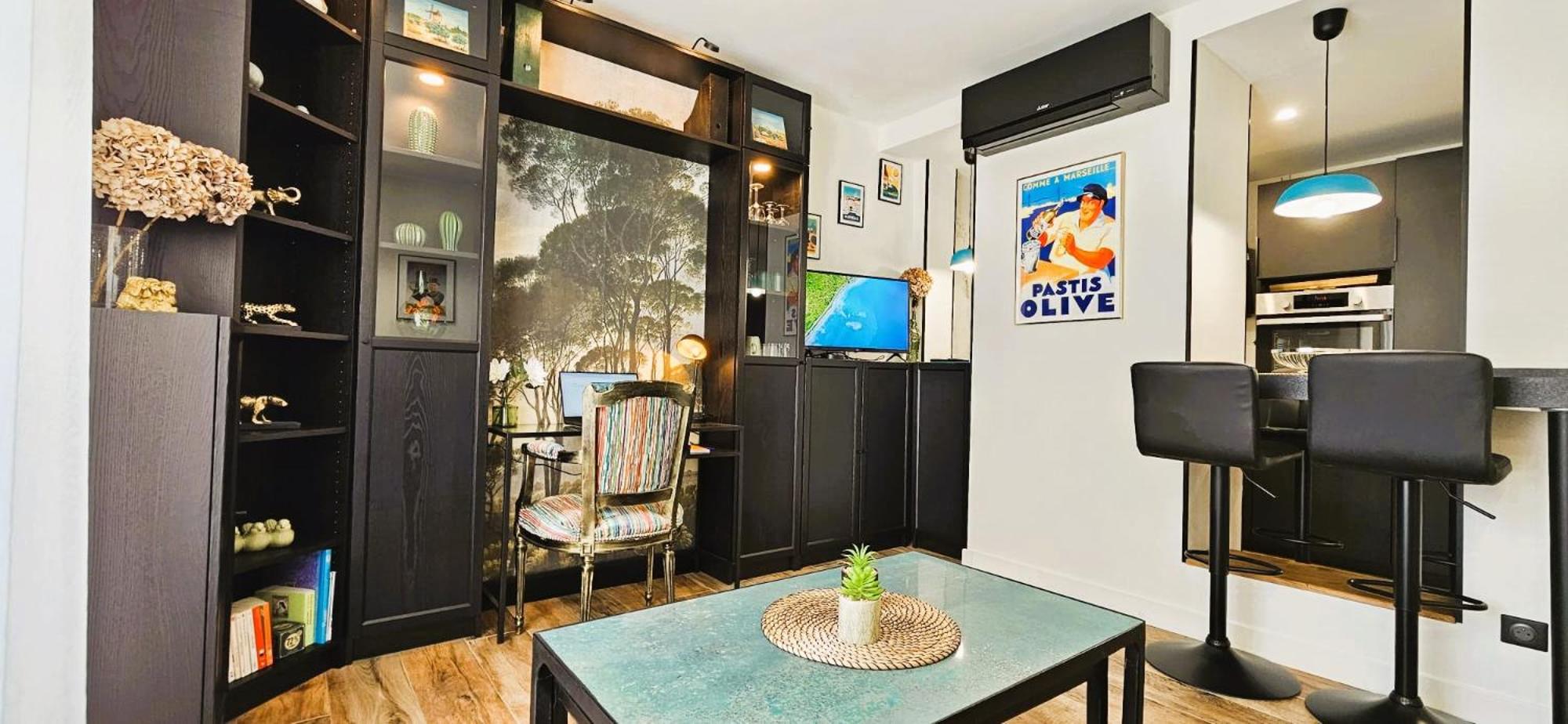 T2 Cosy Centre Ville - Lit Queen size - 1 place de parking offerte