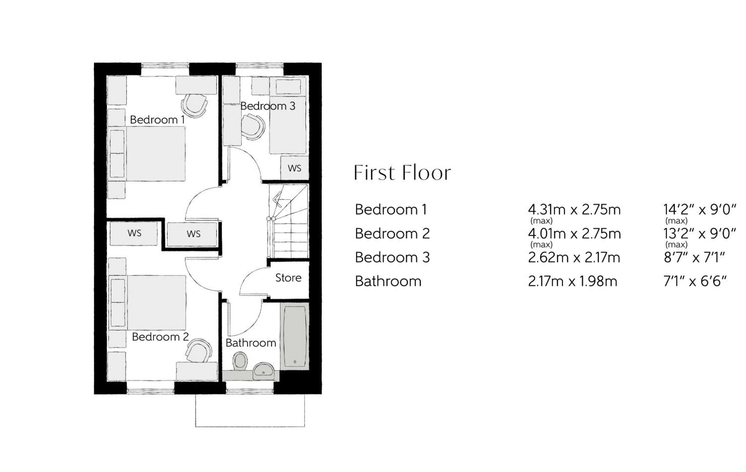 Marriott House sleeps 5 in Bourne with parking