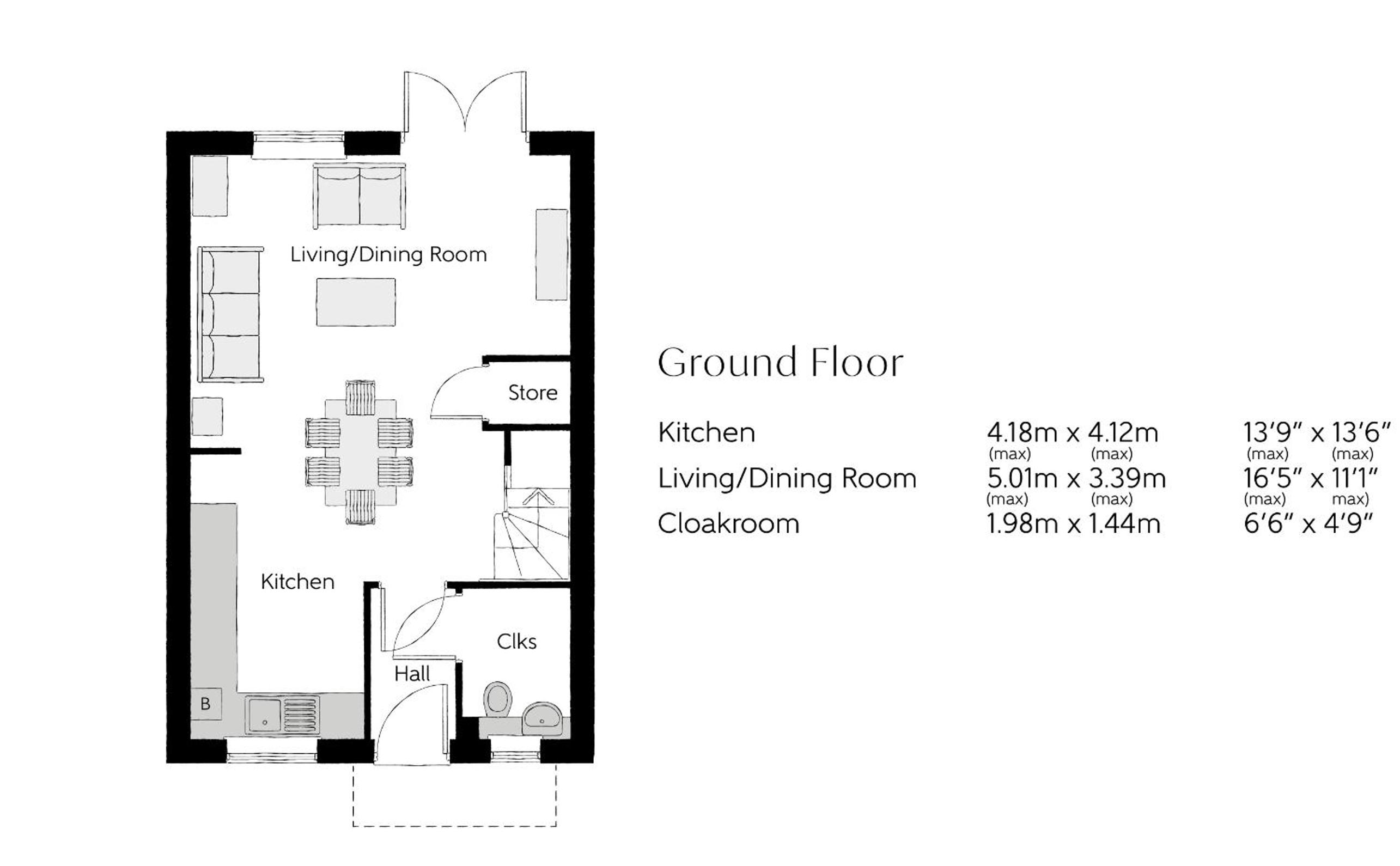 Marriott House sleeps 5 in Bourne with parking