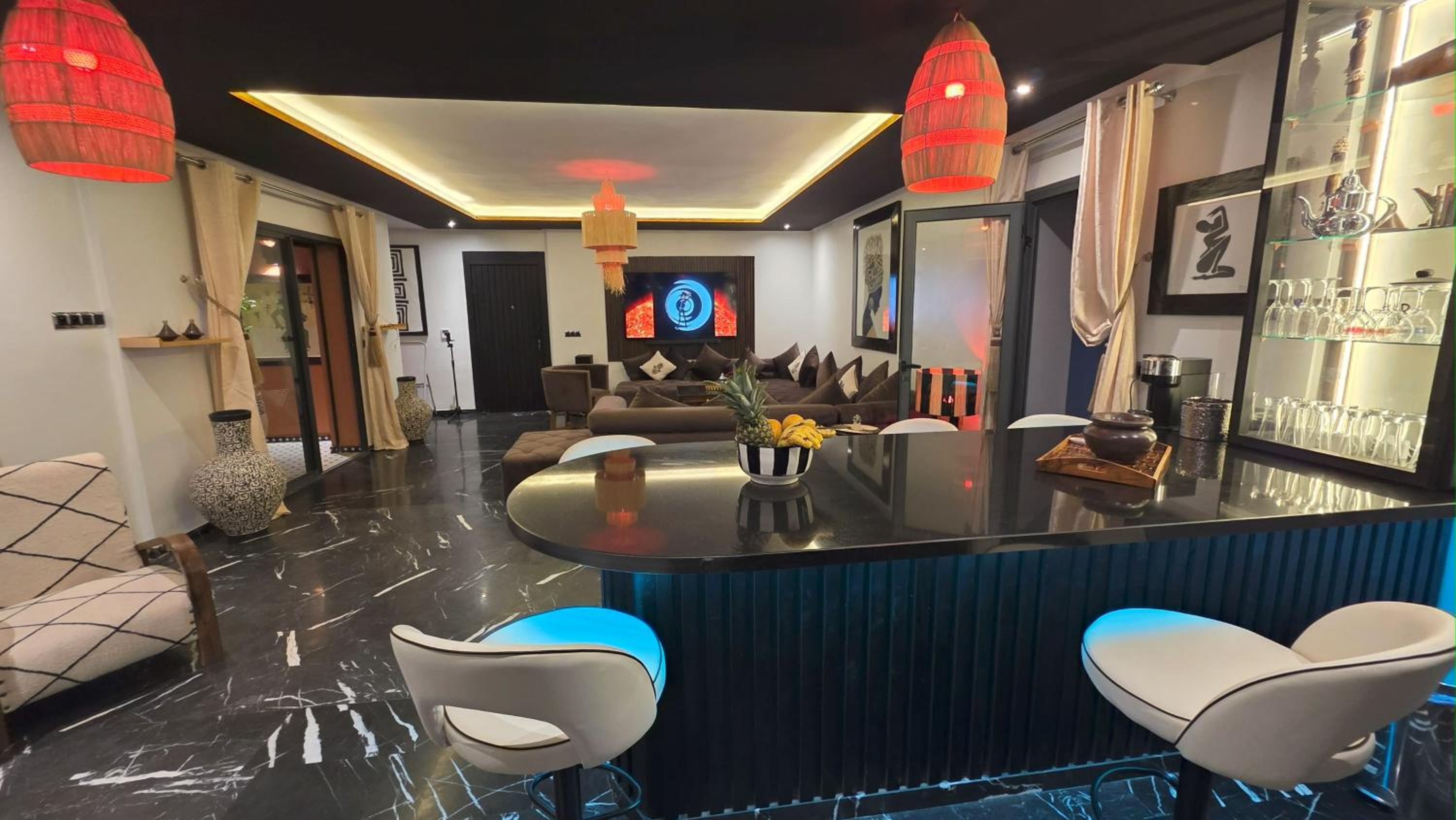 Design Art Gallery Apartment Marrakech swimming pool on the Roof