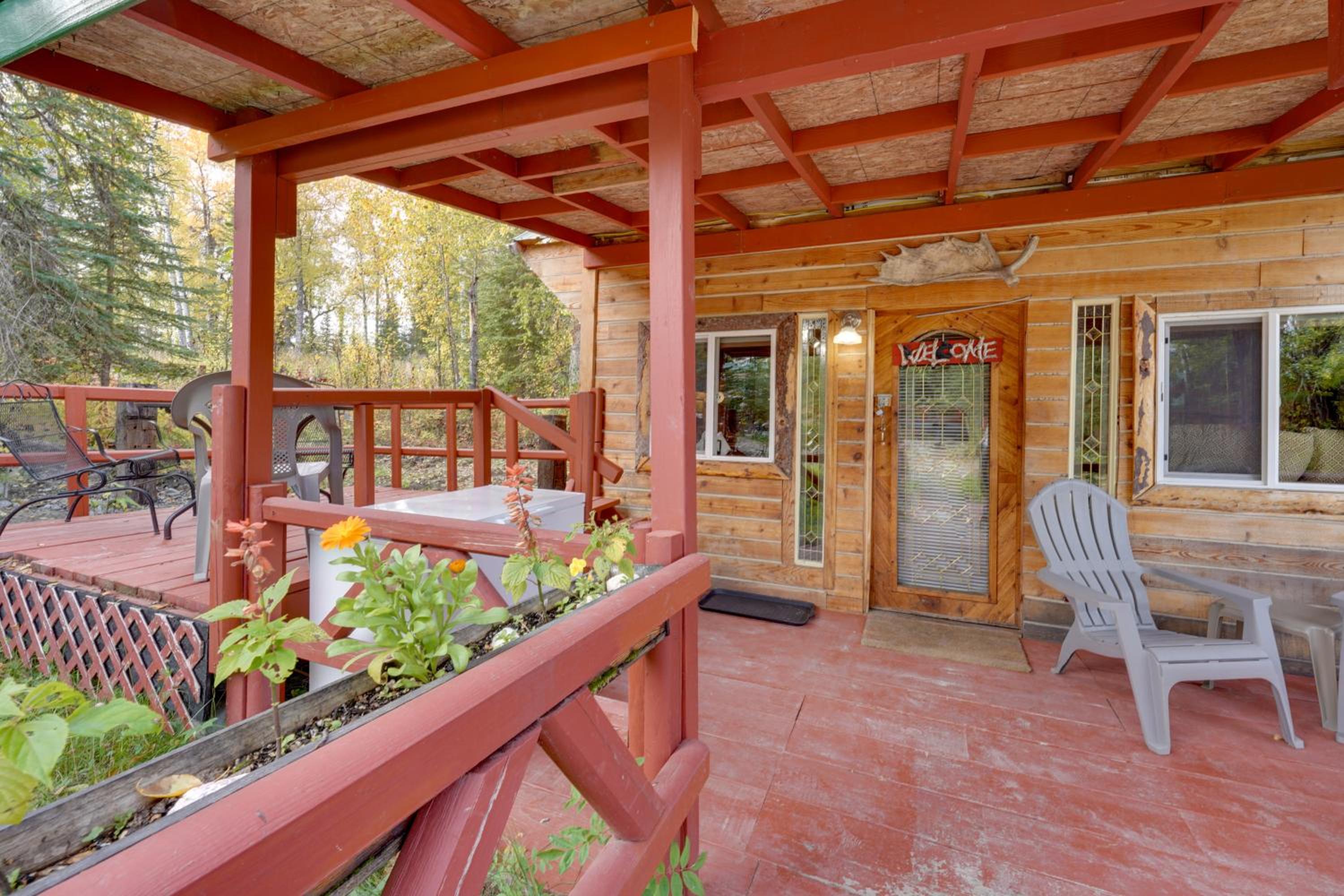 Fish, Hike and Explore Lakefront Cabin in Soldotna