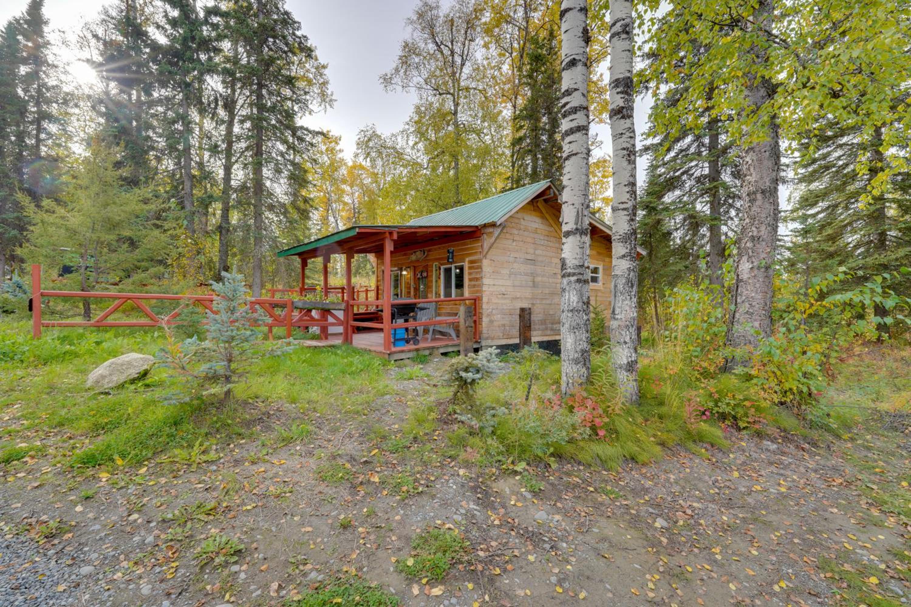 Fish, Hike and Explore Lakefront Cabin in Soldotna