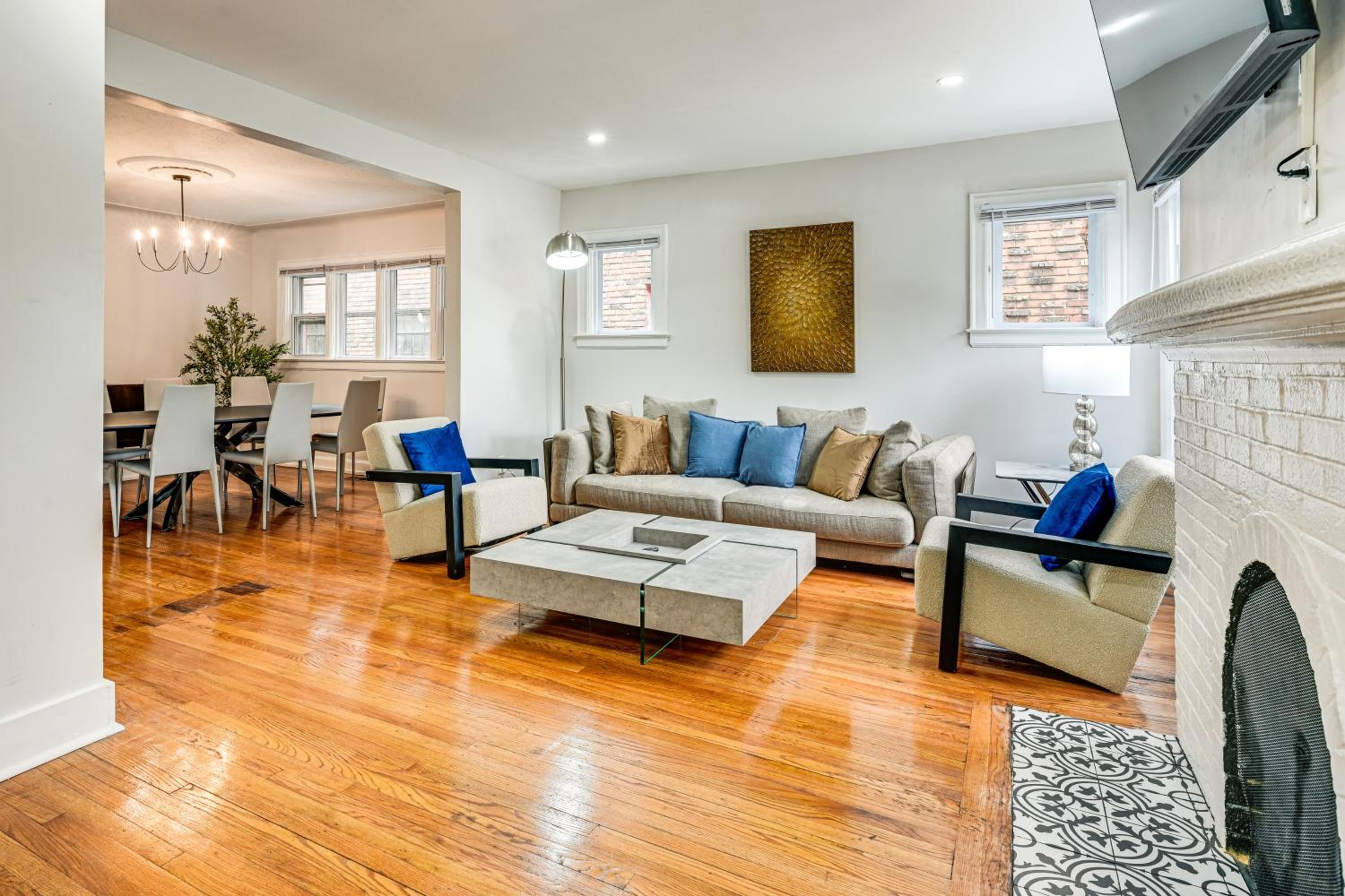 Dogs Welcome! Stylish Detroit Tudor with Fenced Yard