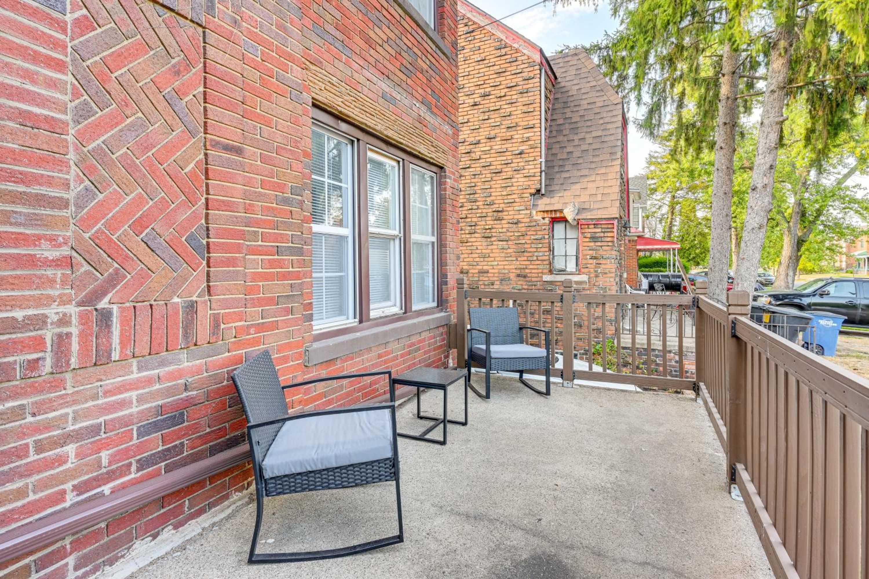 Dogs Welcome! Stylish Detroit Tudor with Fenced Yard