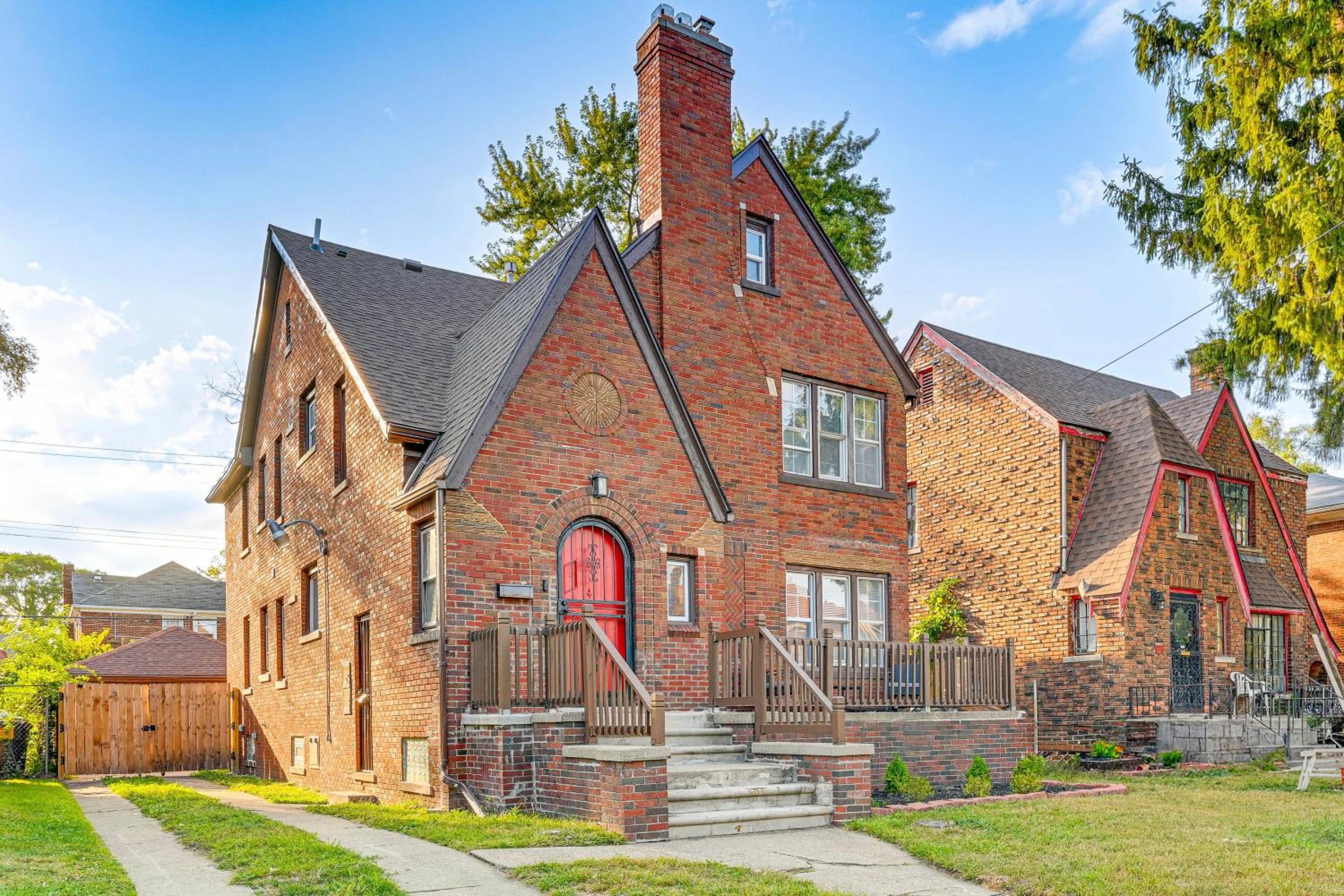 Dogs Welcome! Stylish Detroit Tudor with Fenced Yard