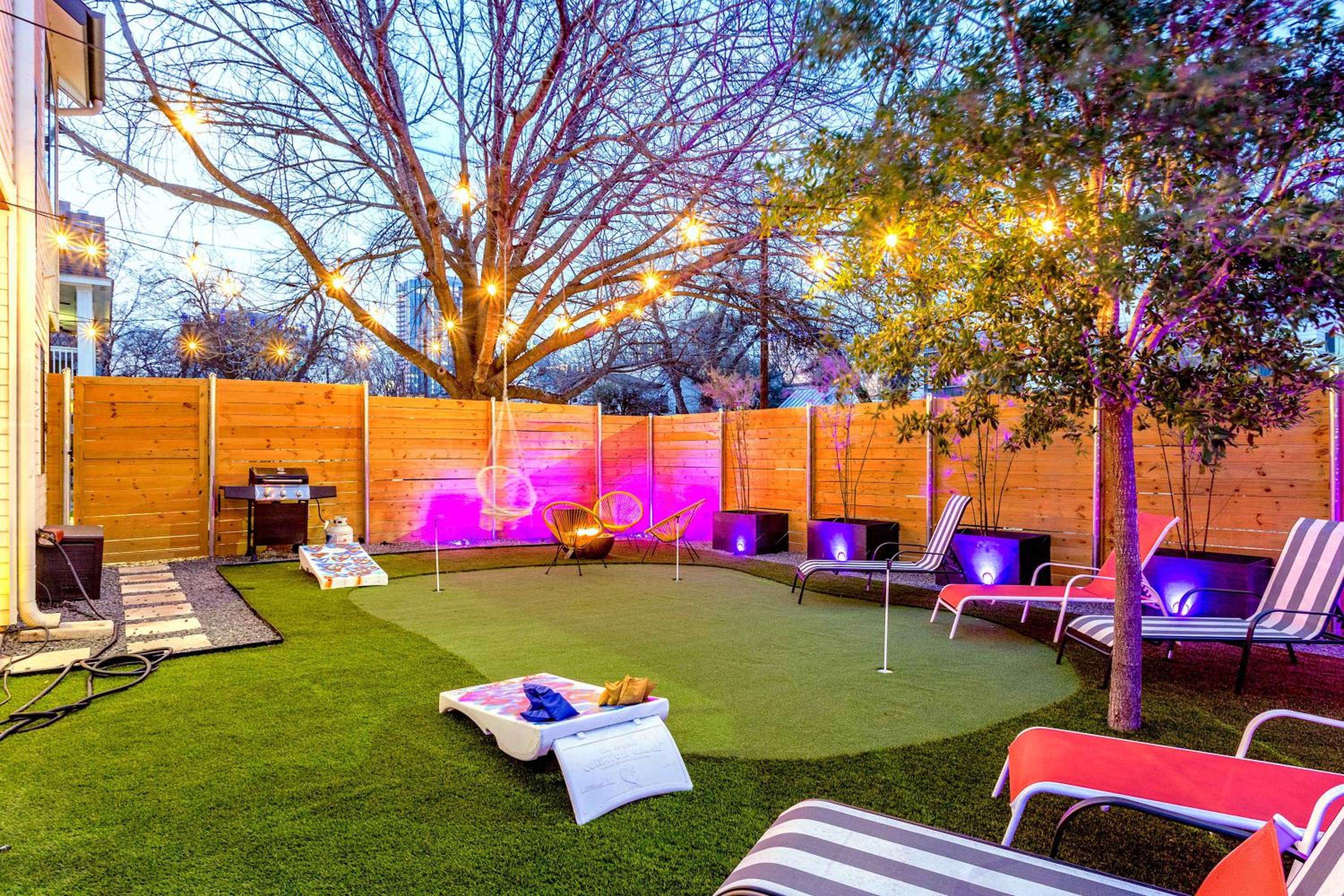 Eclectic Group Getaway with Pool Patio & Fire Pit