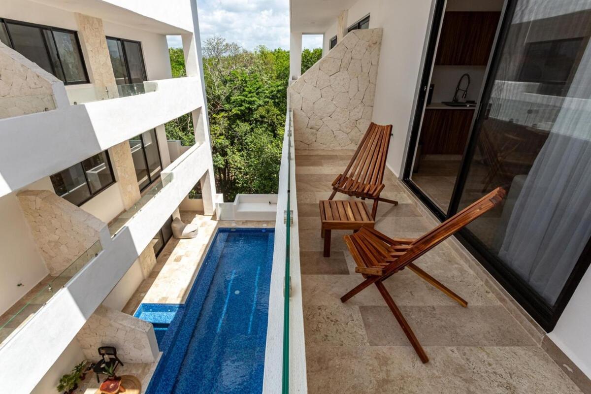 Modern Apartment with Pool in Tulum, 1 Bedroom
