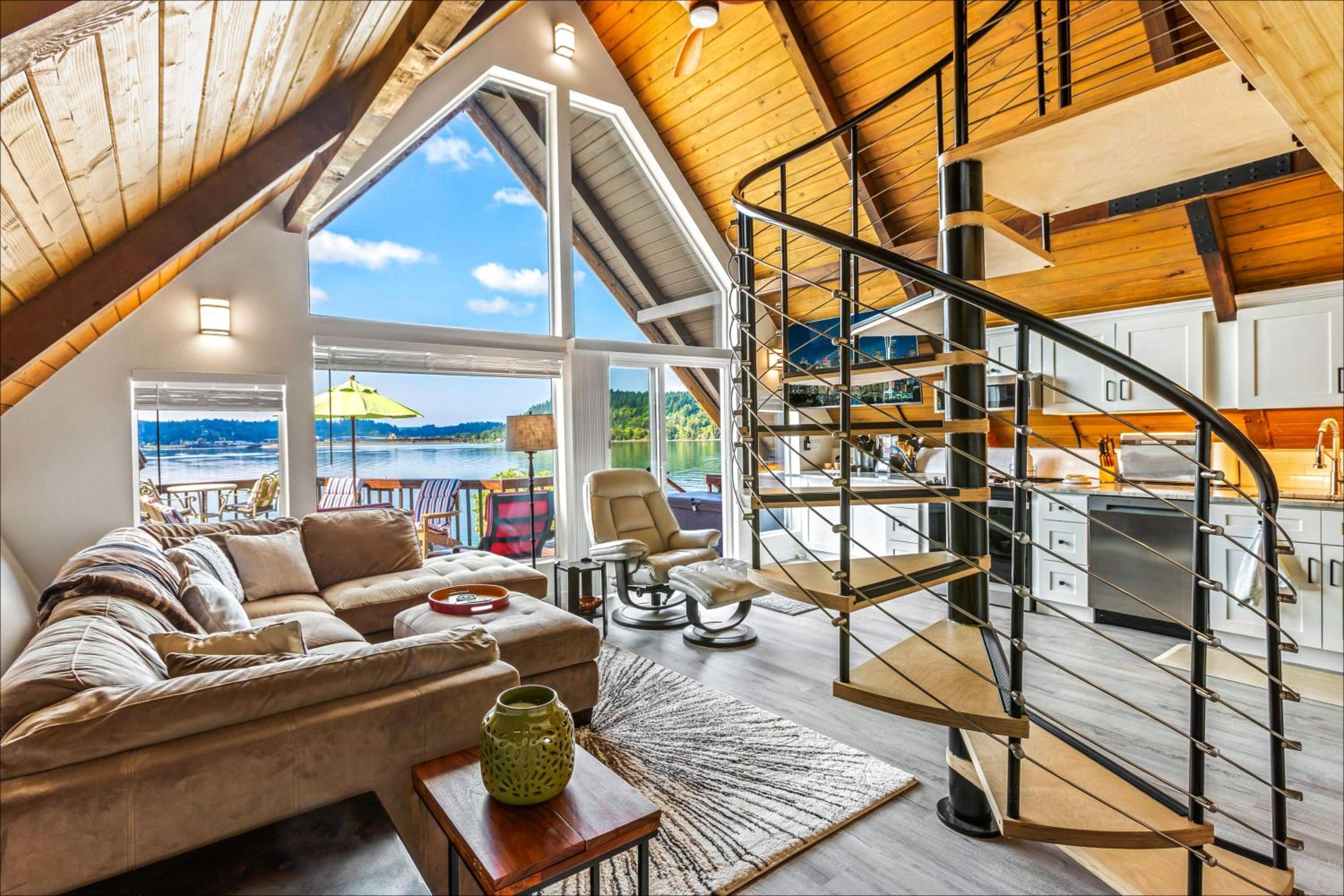 Beautifully Remodeled Beach Front A-Frame