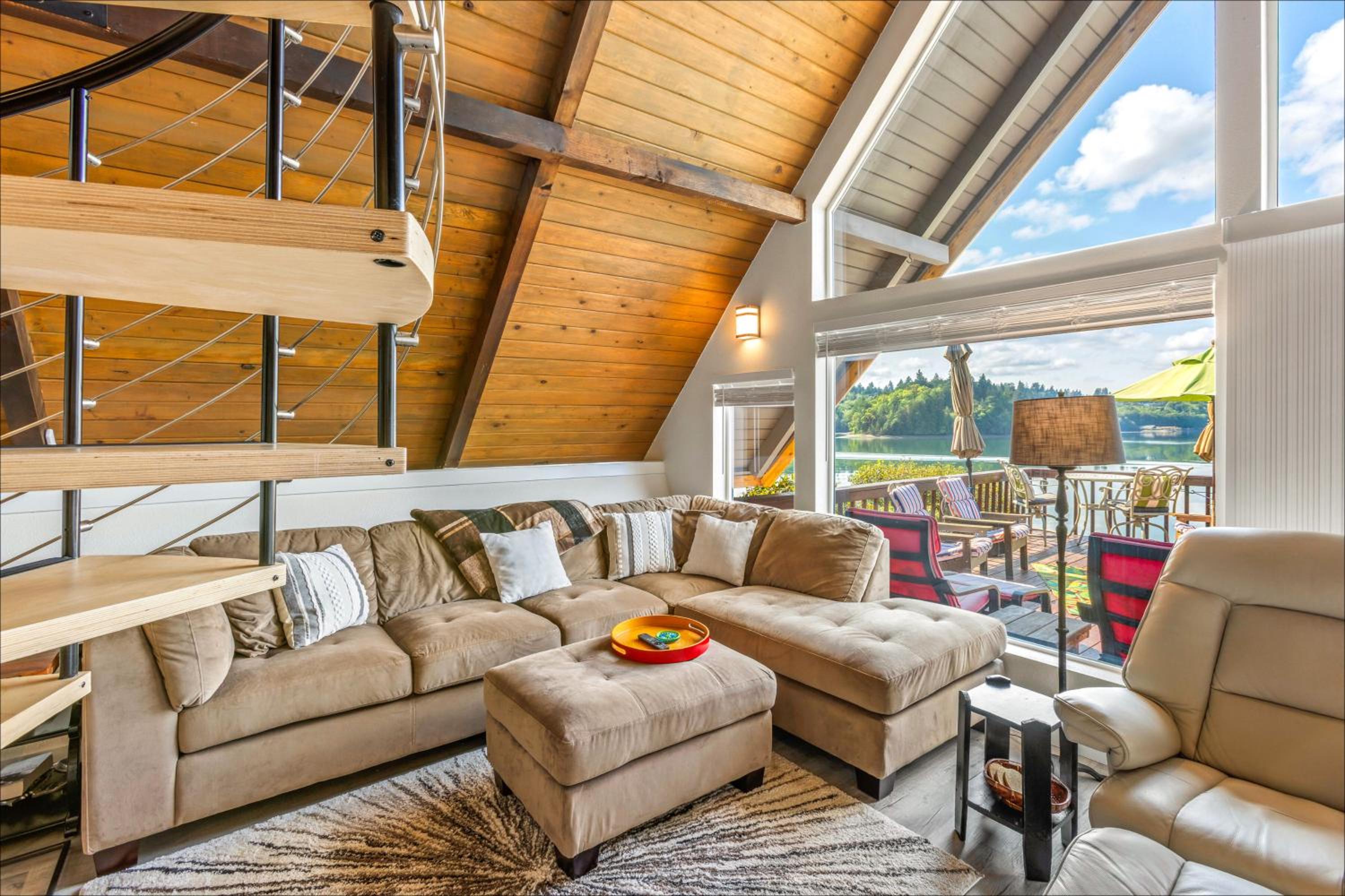 Beautifully Remodeled Beach Front A-Frame