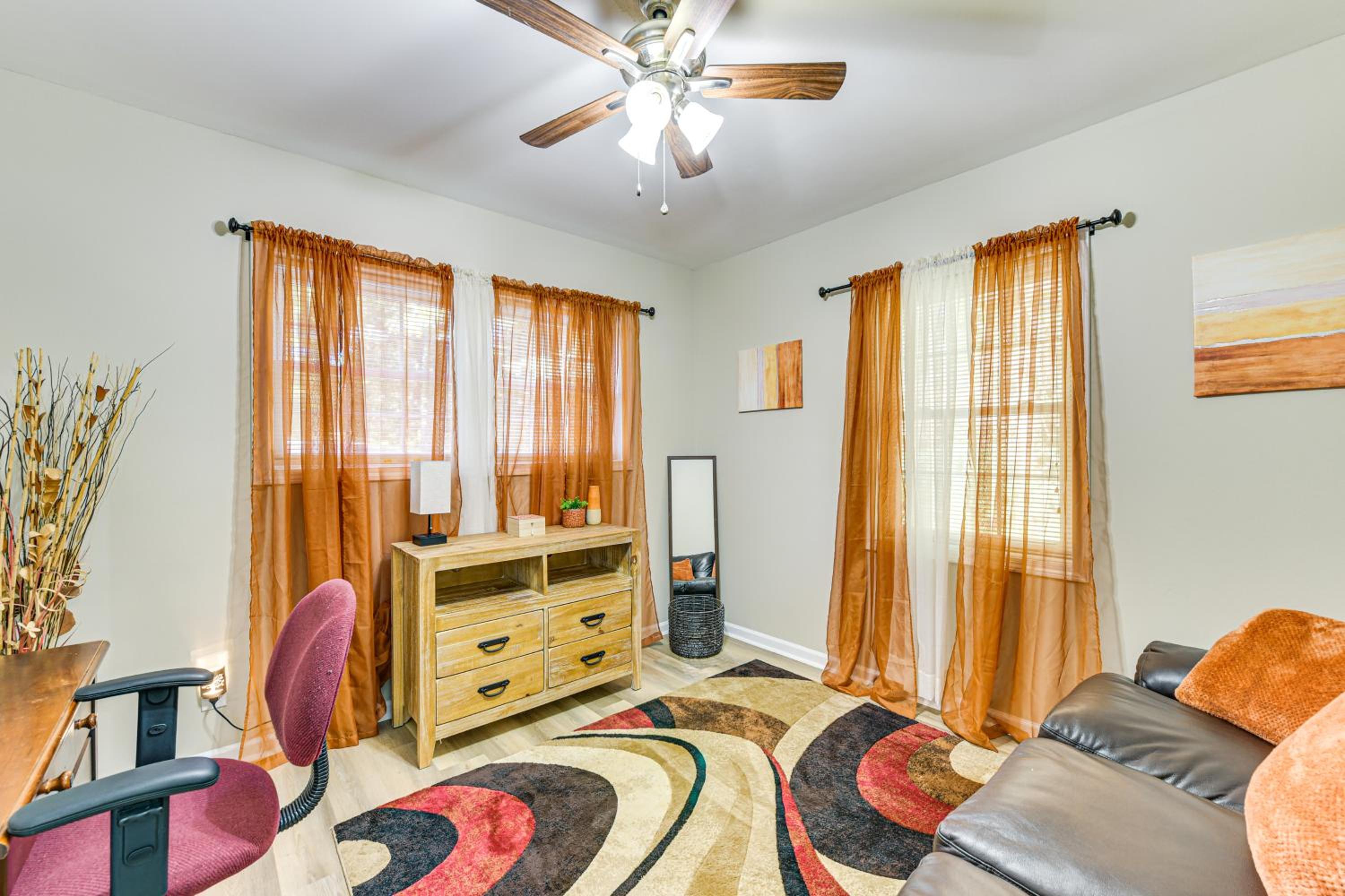 2 Mi to Dtwn Monroe near Wingate Cozy Apt with Patio