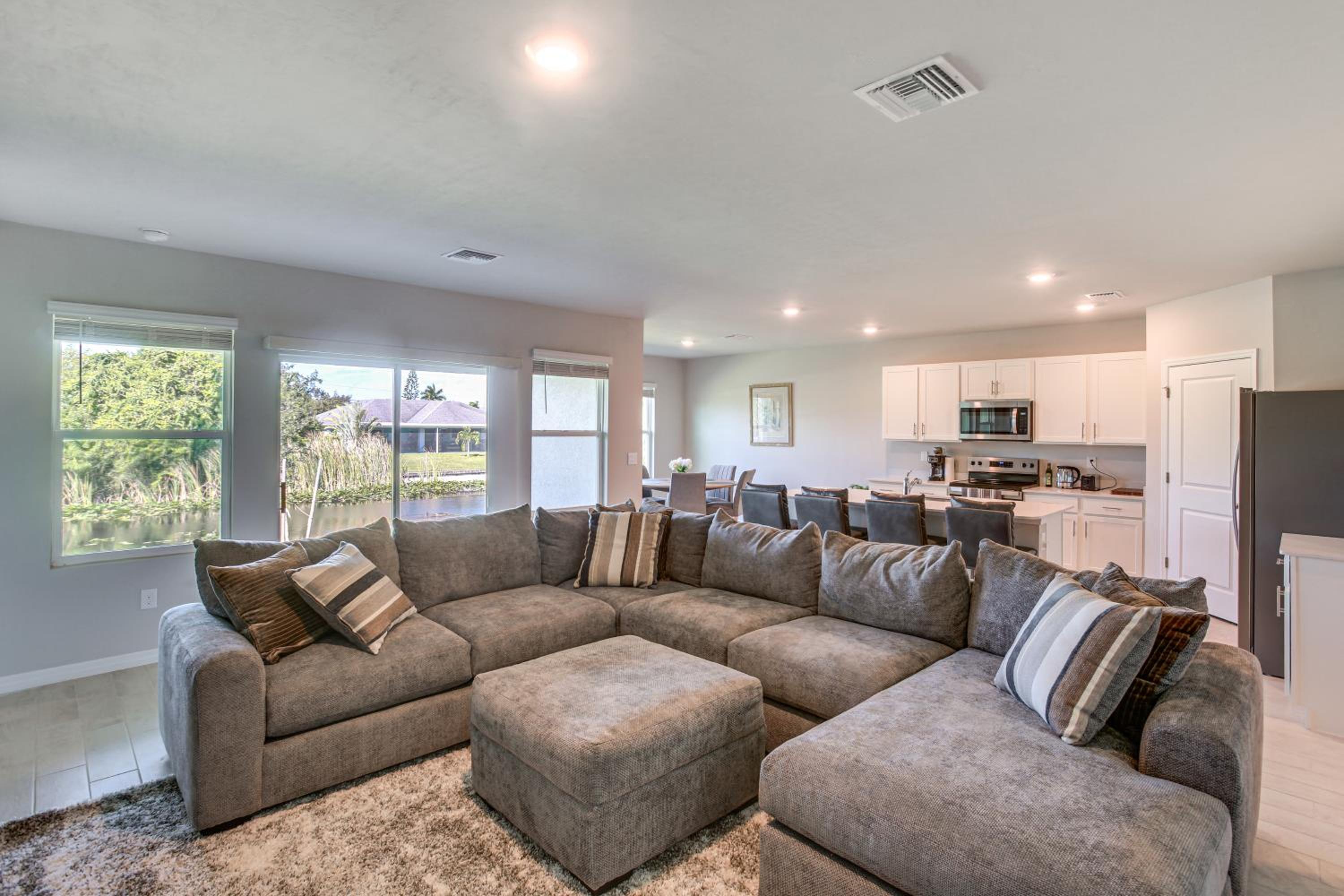 Family Home with Patio and Canal Views in Cape Coral!