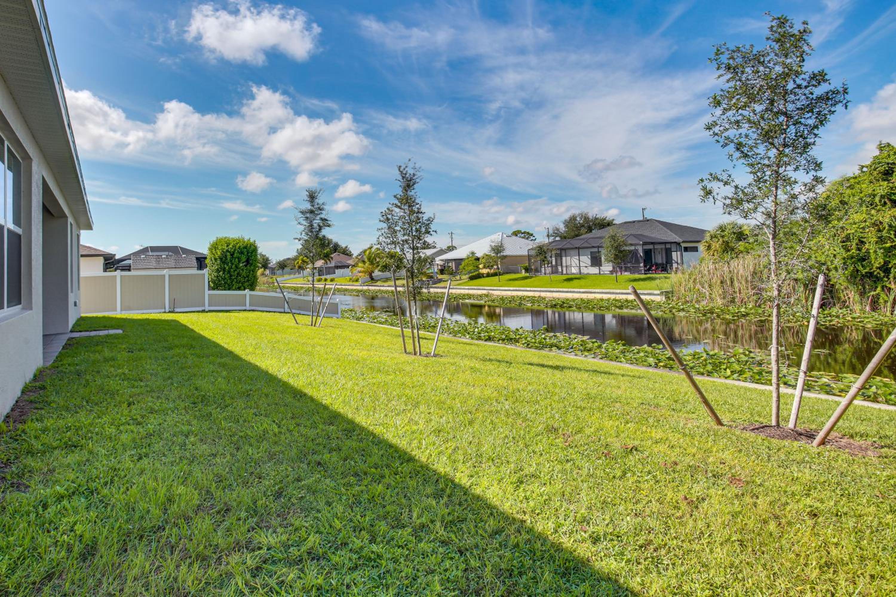 Family Home with Patio and Canal Views in Cape Coral!