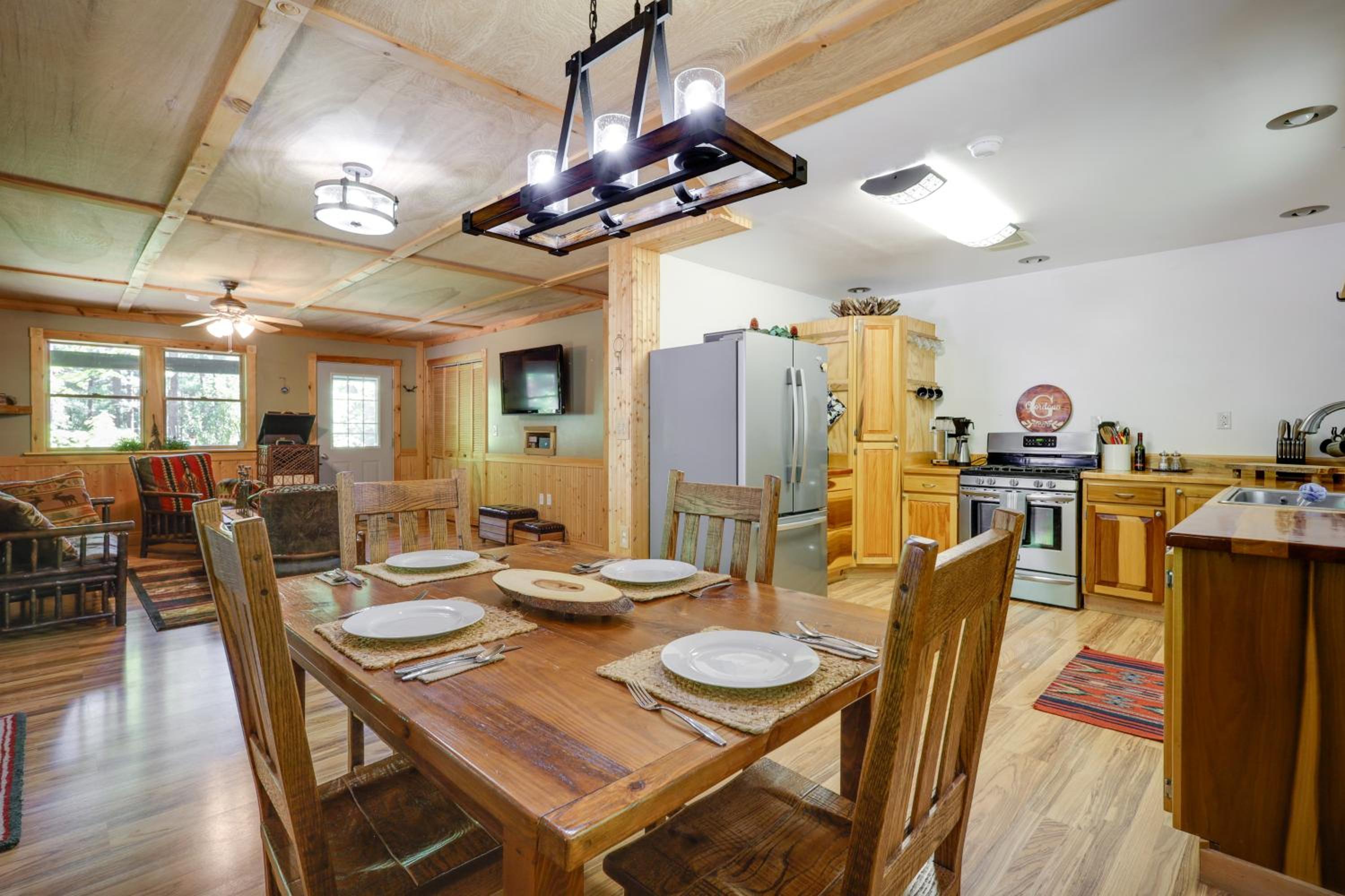 Game Room and Lake Access Wooded Retreat in Jay