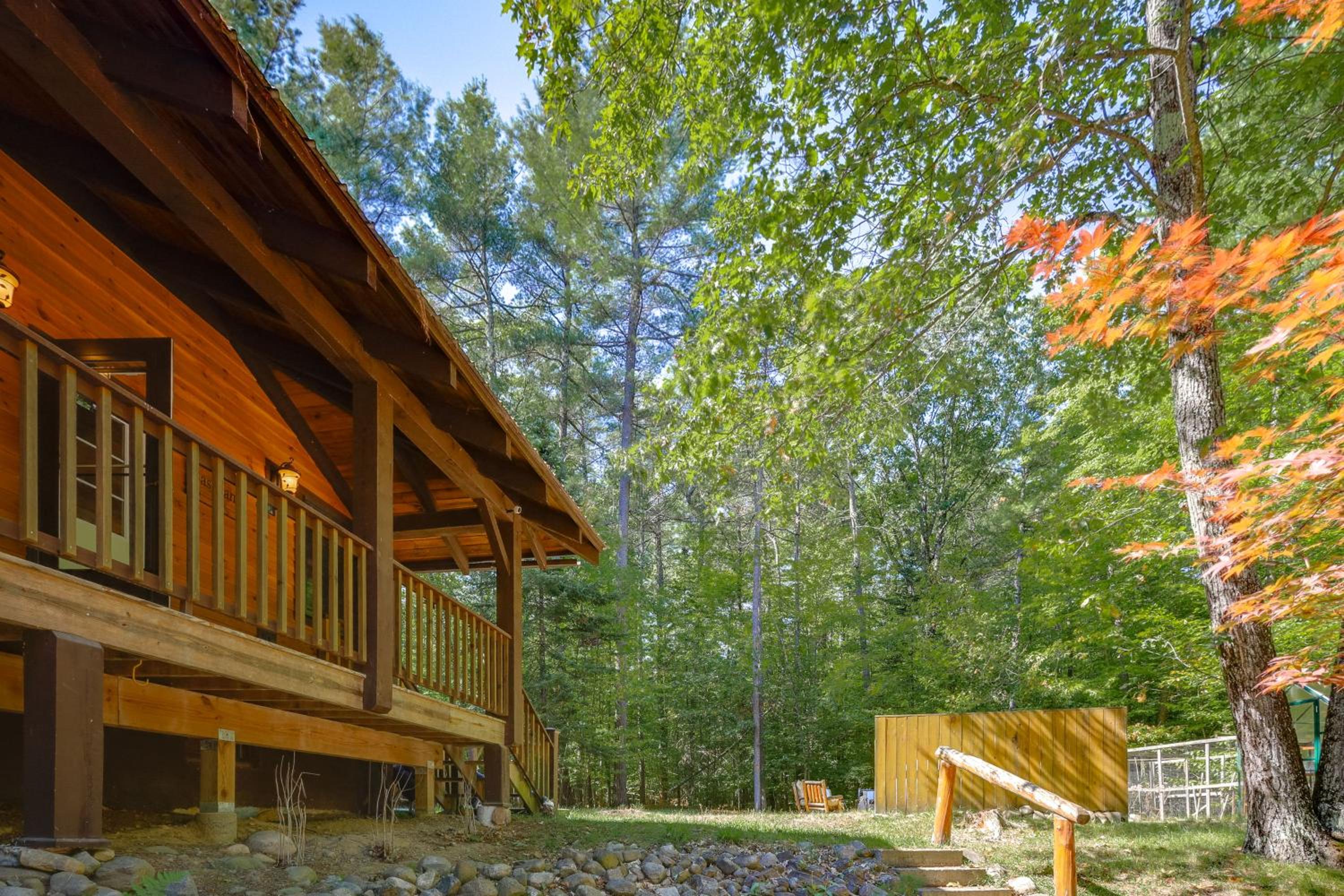 Game Room and Lake Access Wooded Retreat in Jay