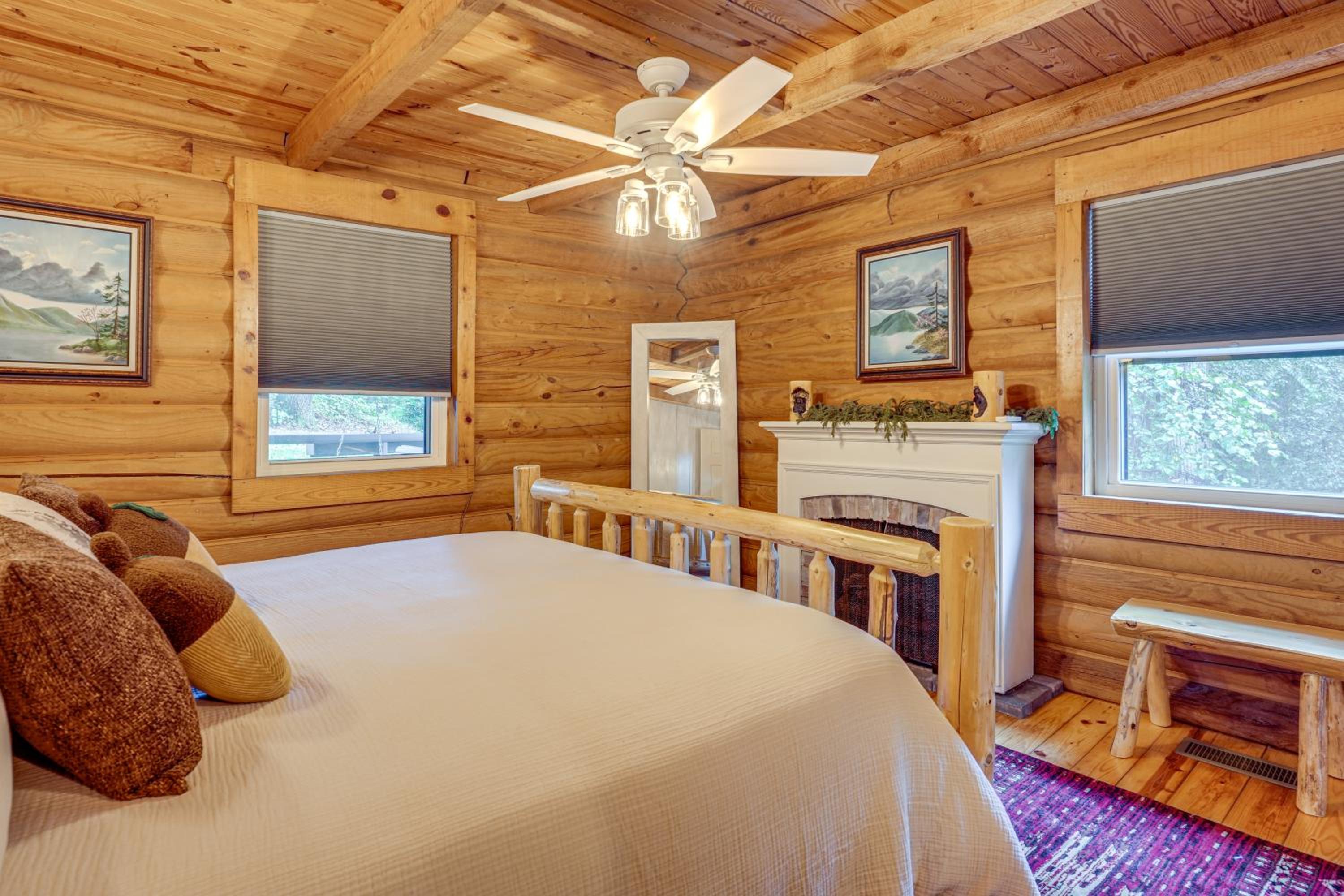 Soak in Hot Tub, Explore Outdoors Cleveland Cabin