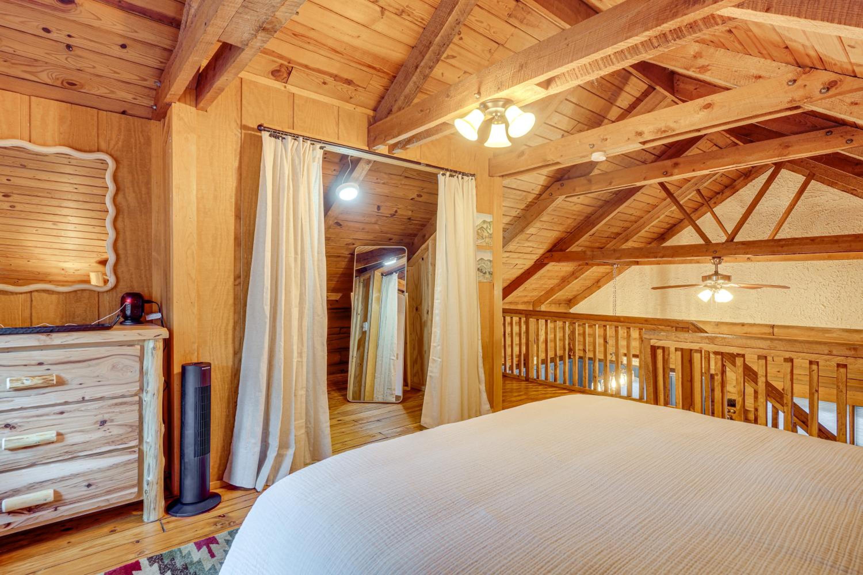 Soak in Hot Tub, Explore Outdoors Cleveland Cabin