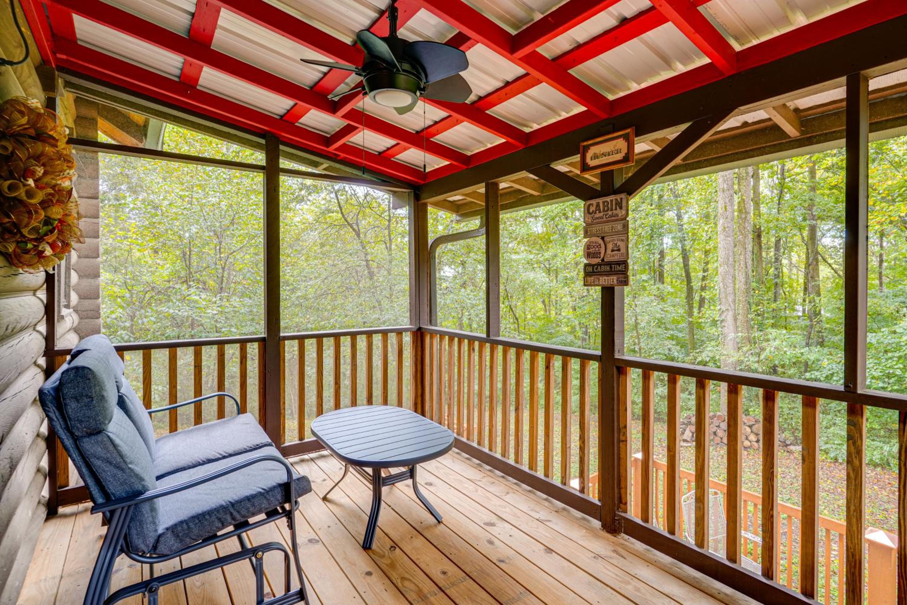 Soak in Hot Tub, Explore Outdoors Cleveland Cabin