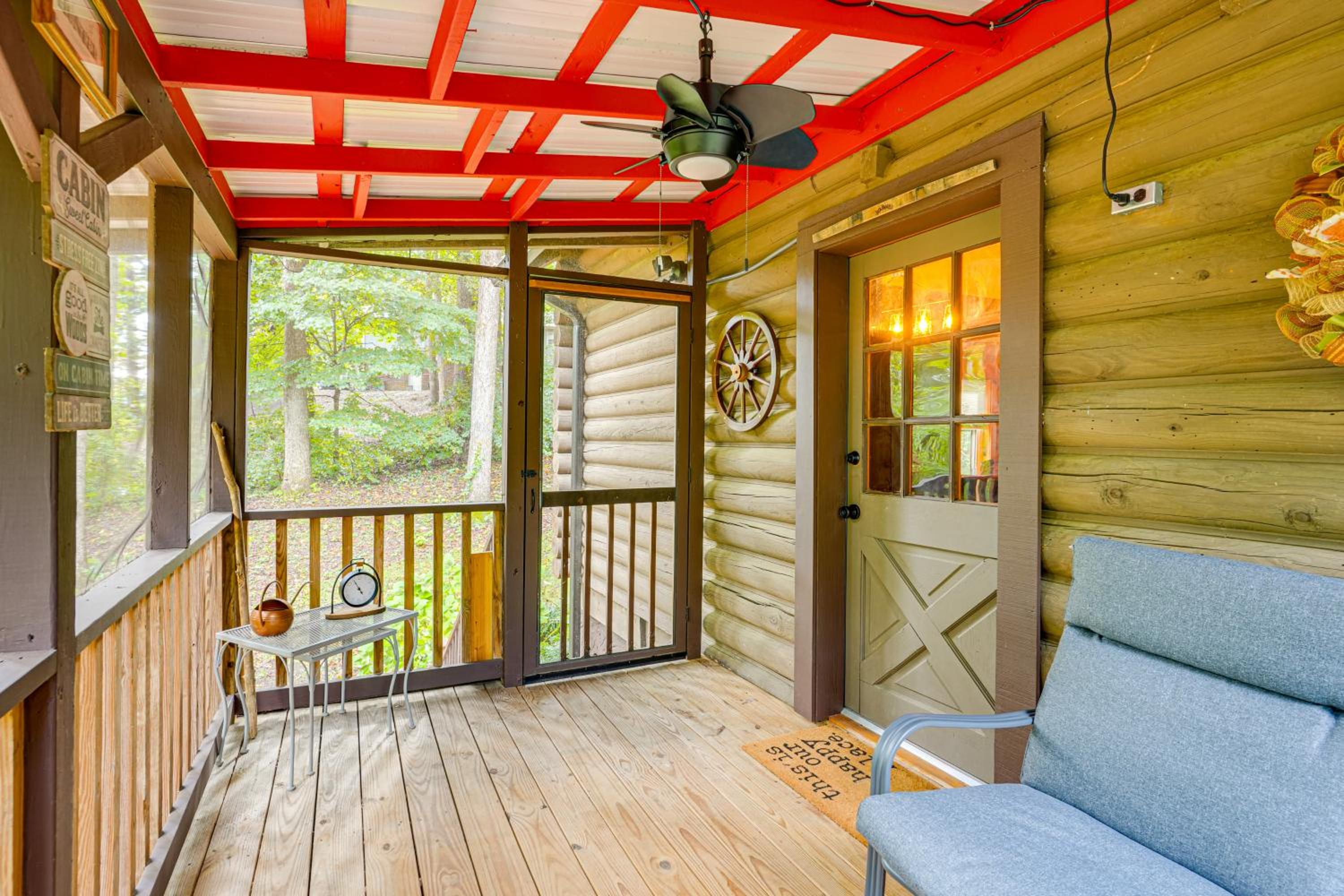Soak in Hot Tub, Explore Outdoors Cleveland Cabin