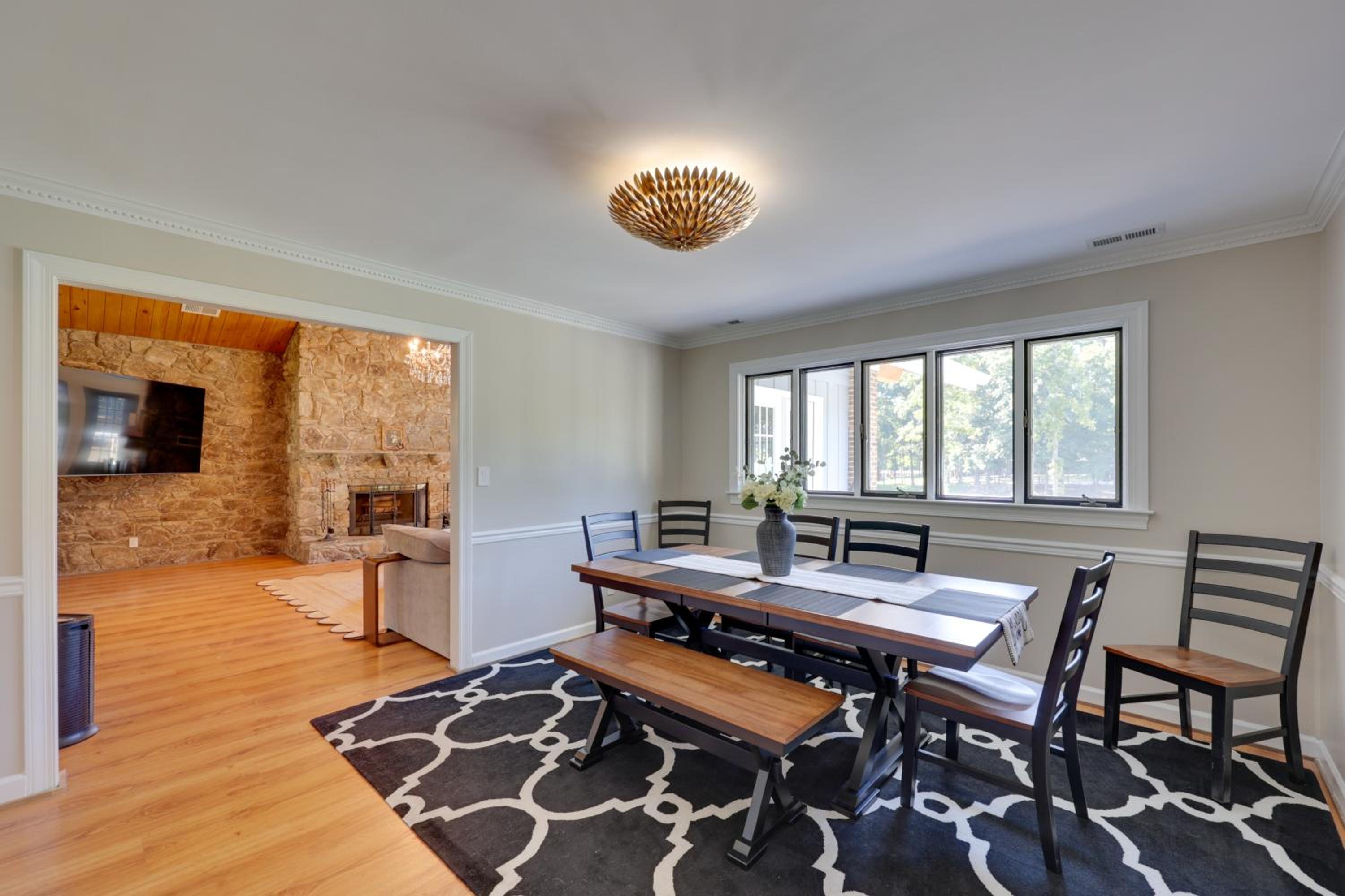 Game Room and Fire Pit! Luxe Louisburg Farmhouse