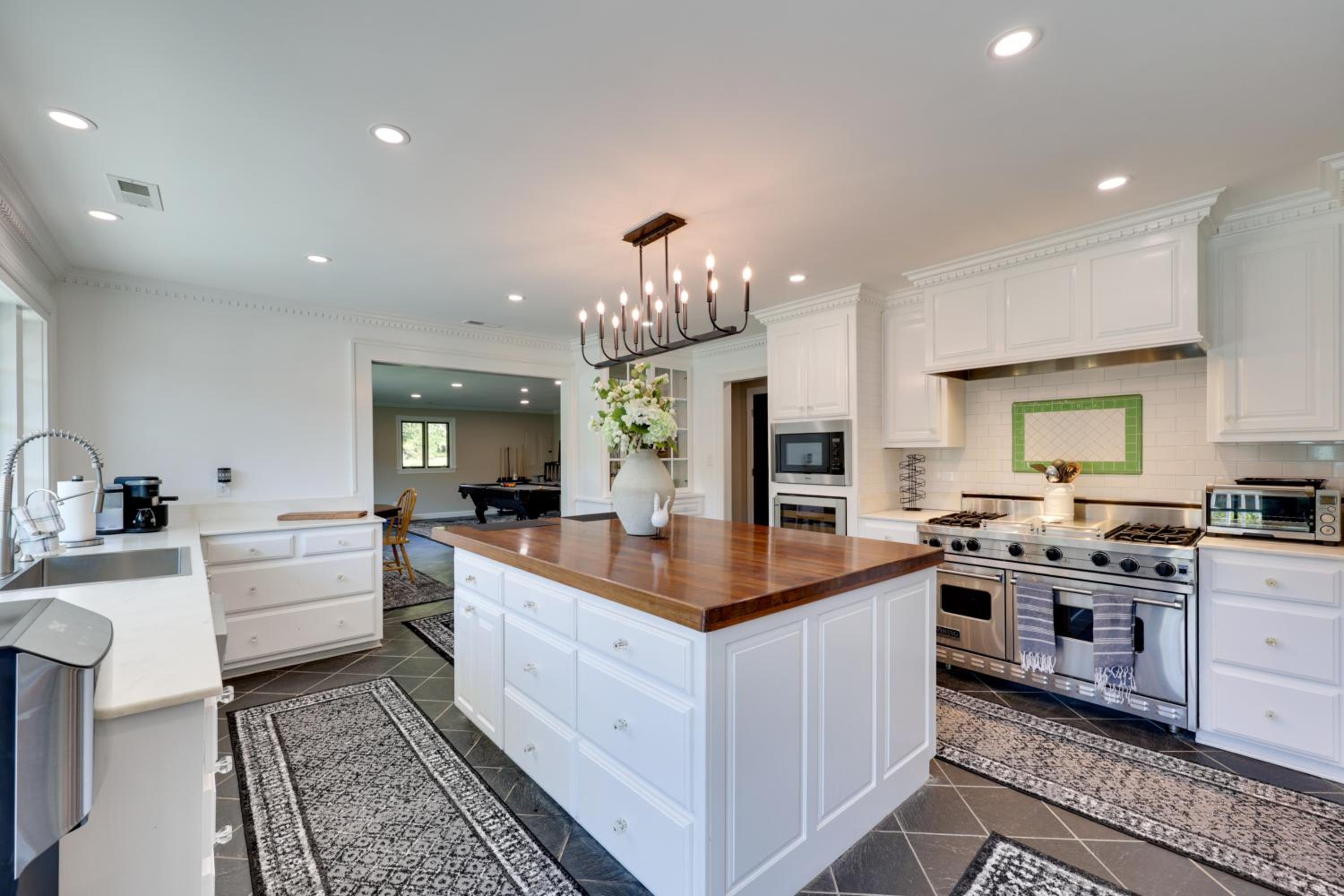 Game Room and Fire Pit! Luxe Louisburg Farmhouse