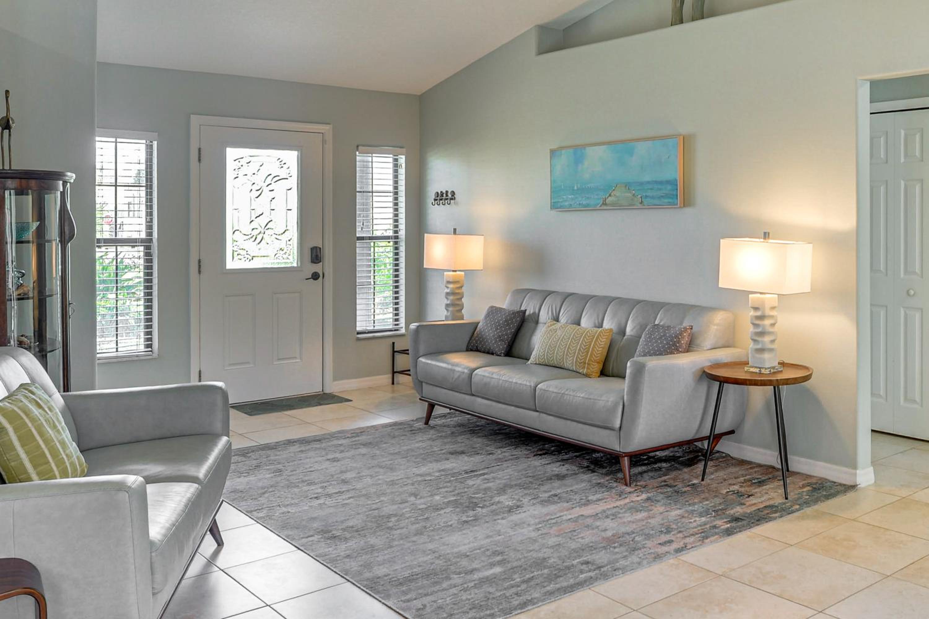 Walk to Beach! Palm Coast Oasis with Pool