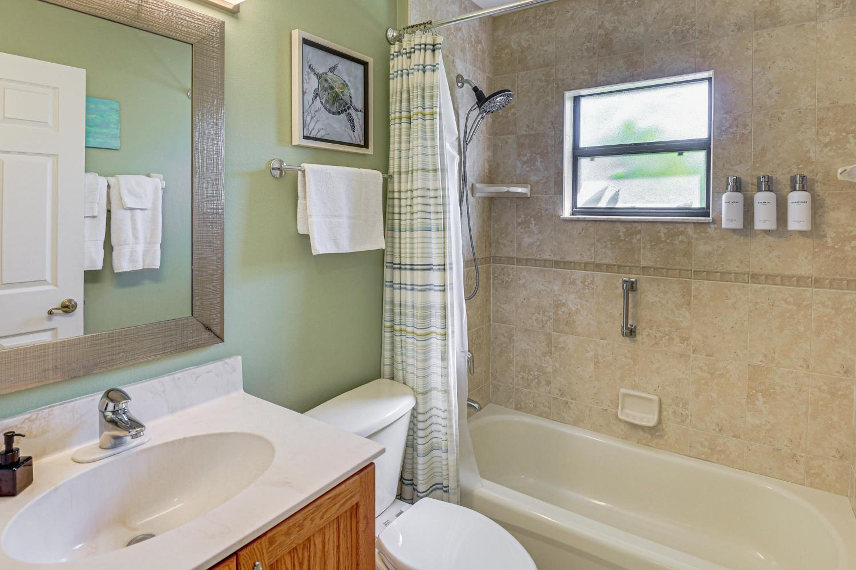 Walk to Beach! Palm Coast Oasis with Pool