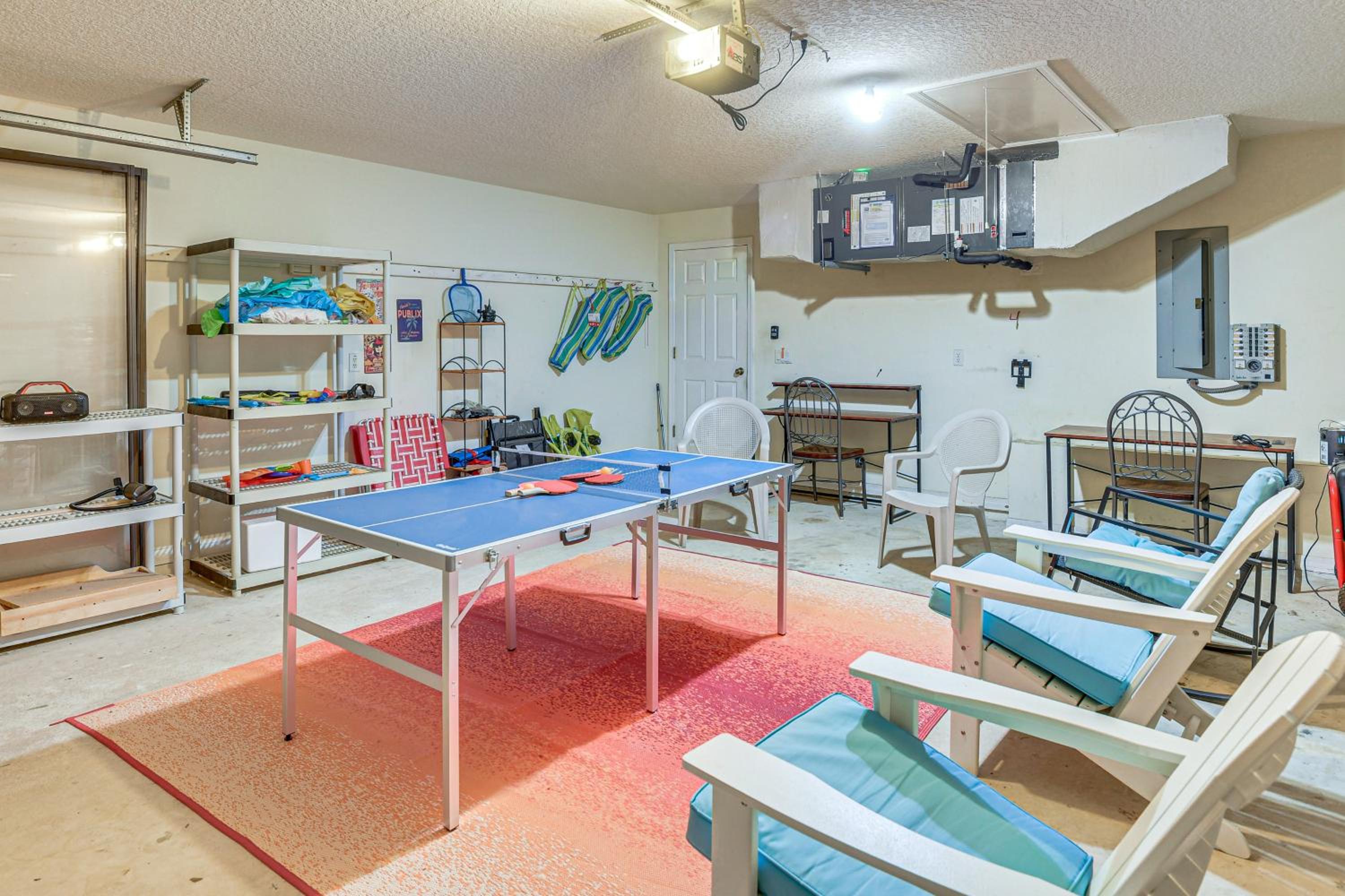 Walk to Beach! Palm Coast Oasis with Pool
