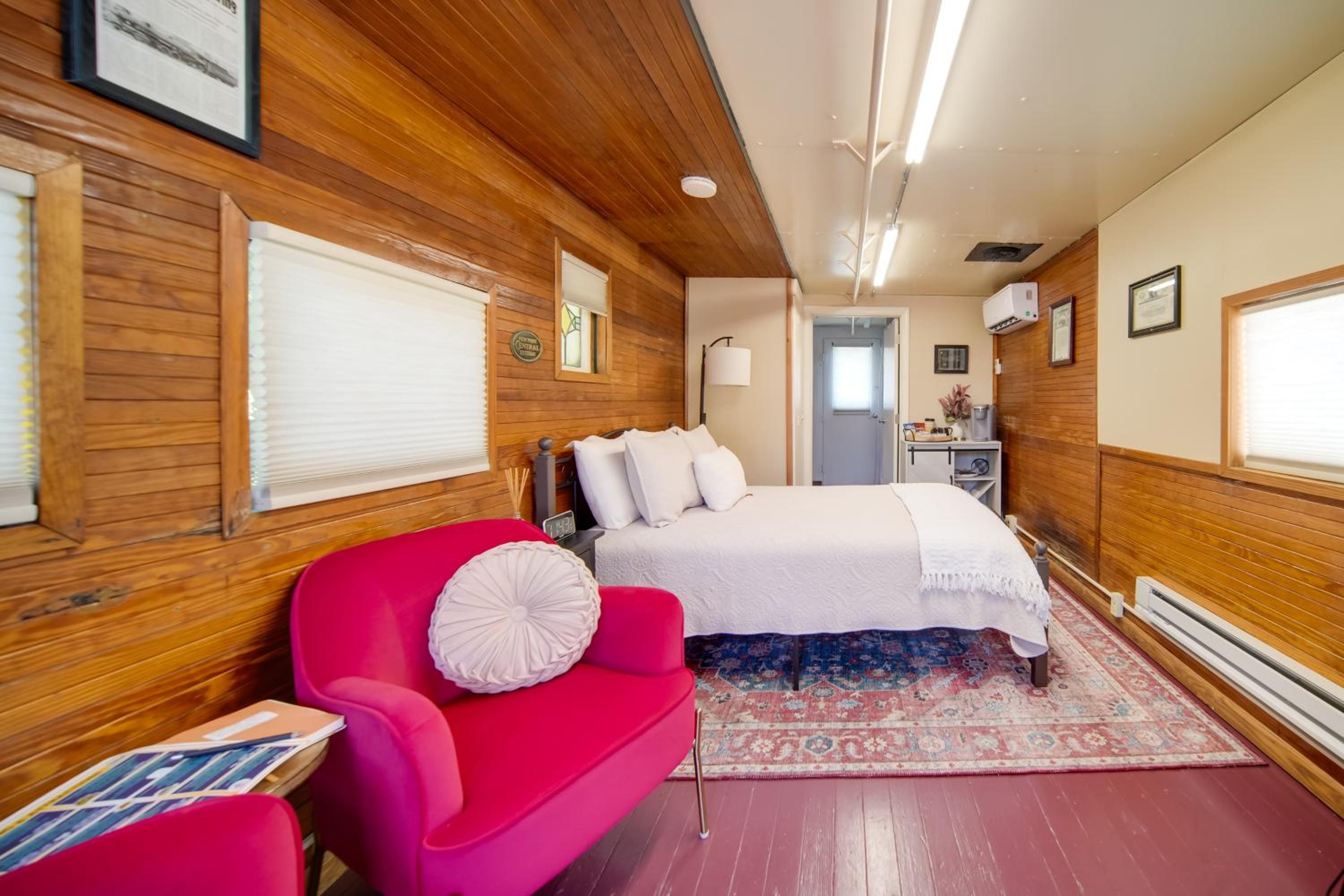 Red NY Central, Converted Railcar in DuBois!