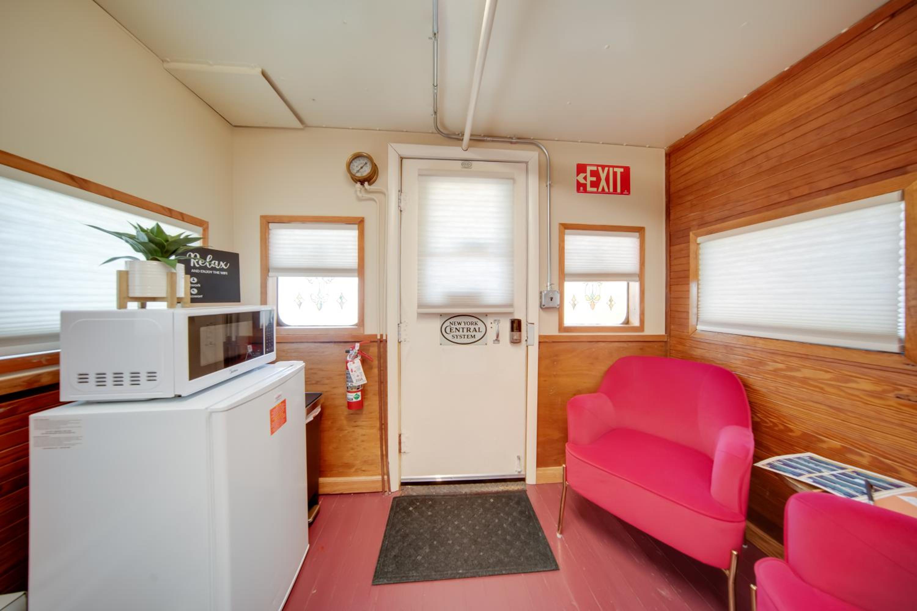 Red NY Central, Converted Railcar in DuBois!