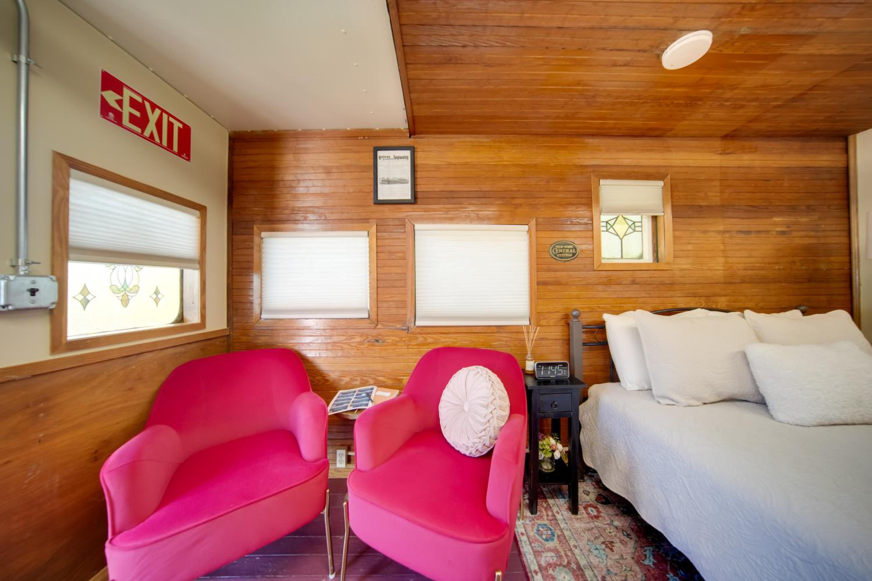 Red NY Central, Converted Railcar in DuBois!